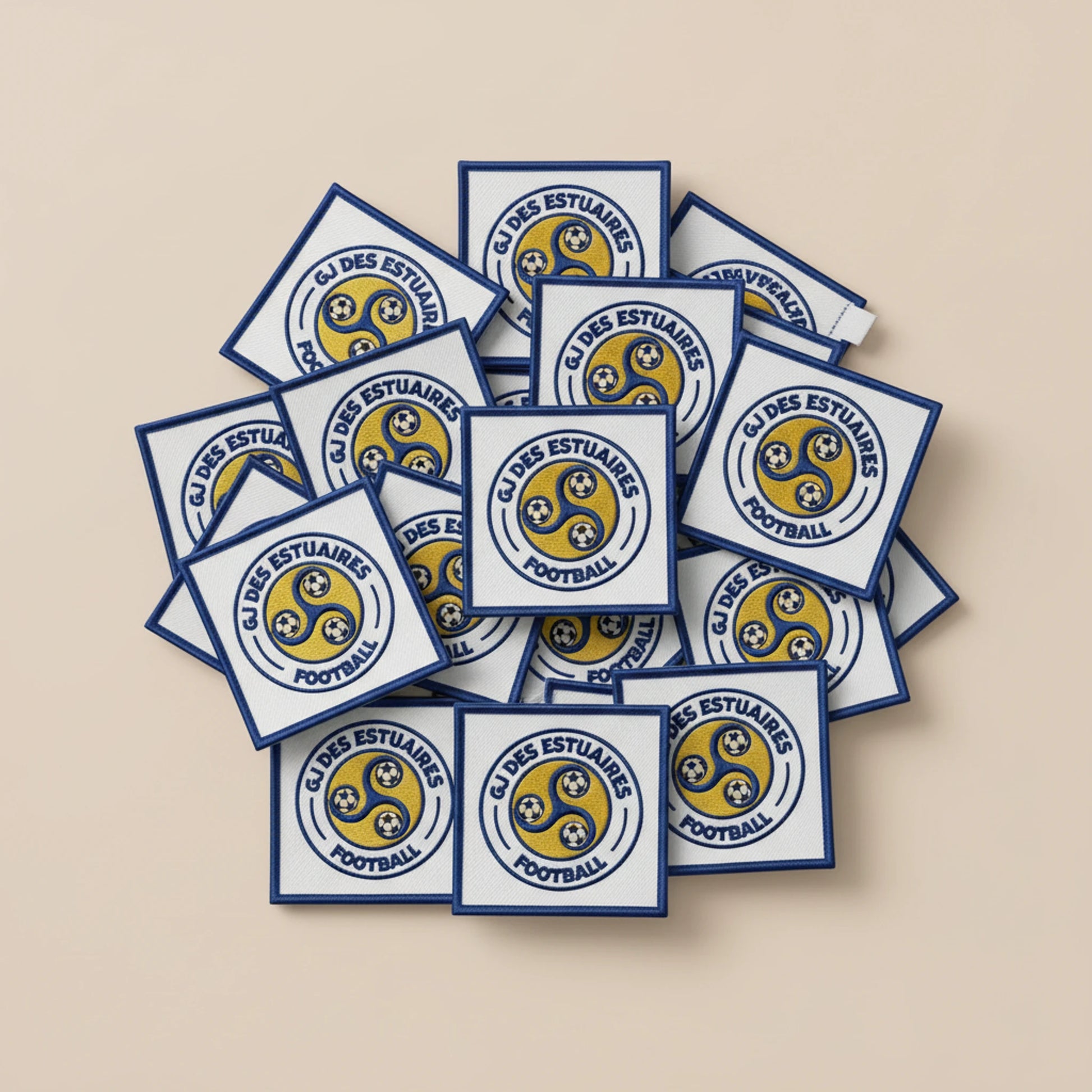 Dos velcro patch brodé PPATCH