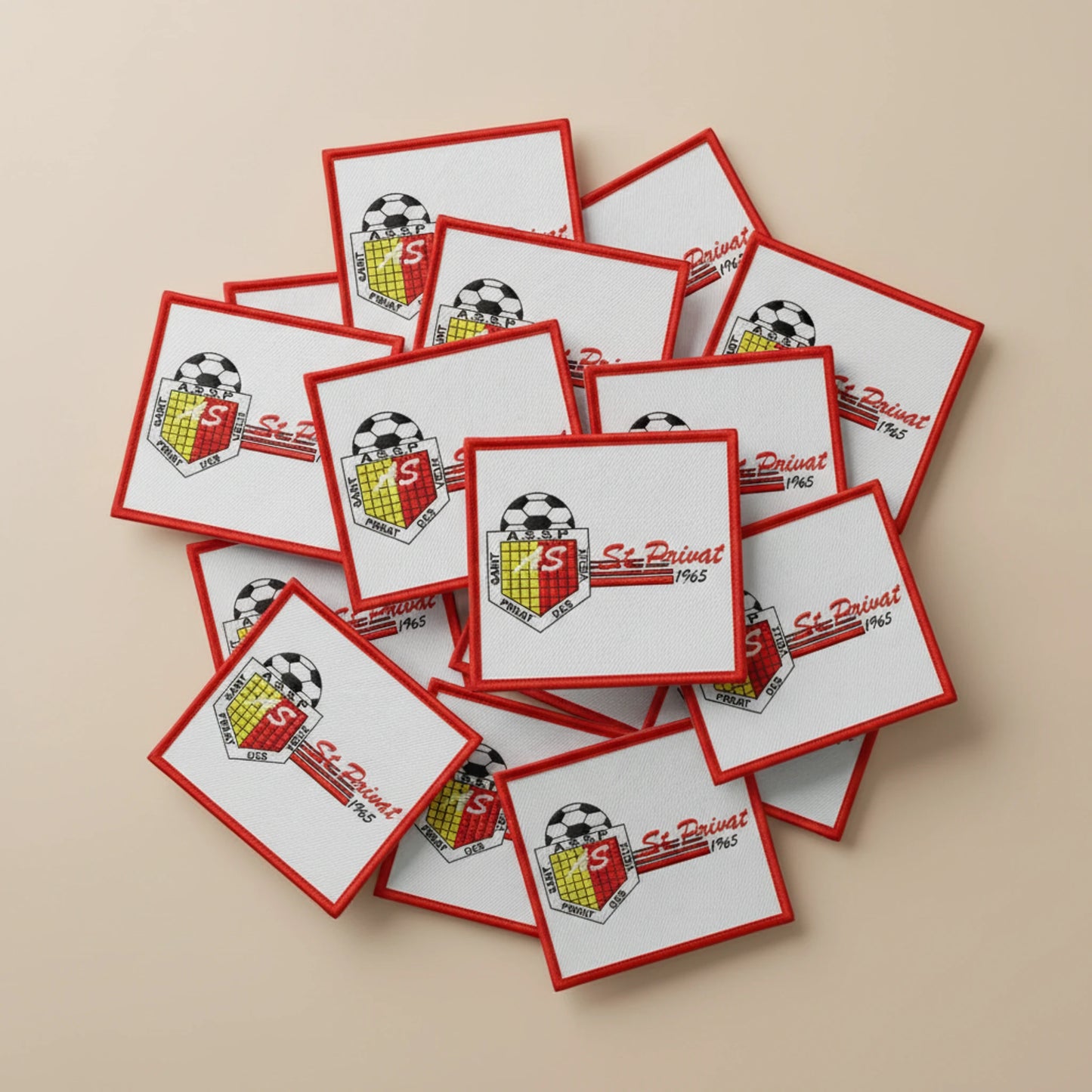 Collection patchs brodés Football
