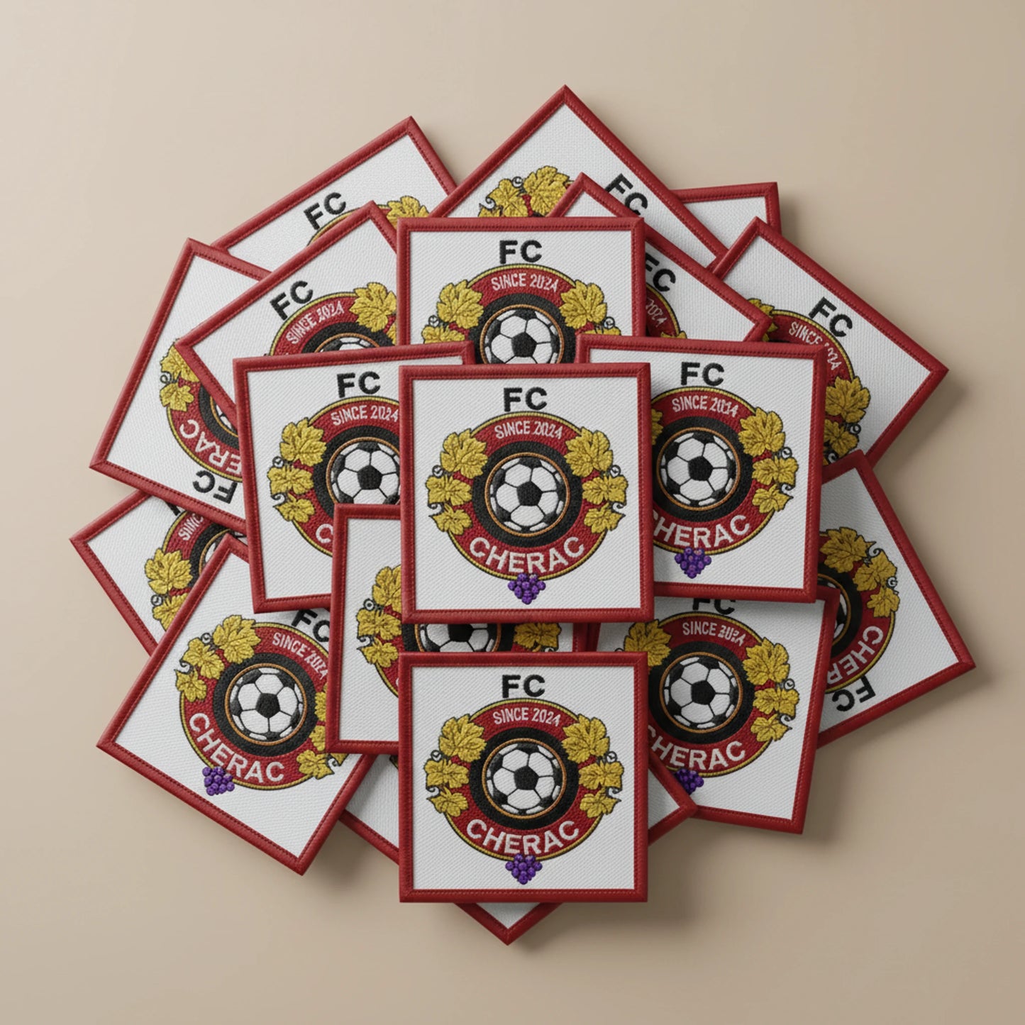 Dos velcro patch brodé PPATCH