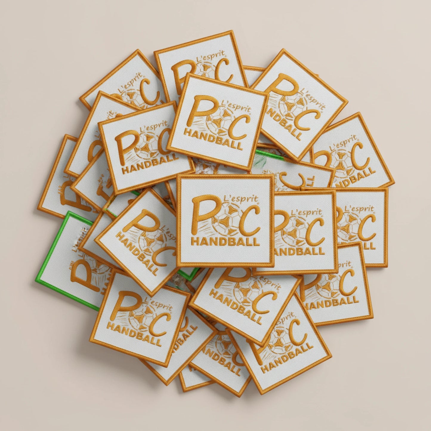 Dos velcro patch brodé PPATCH