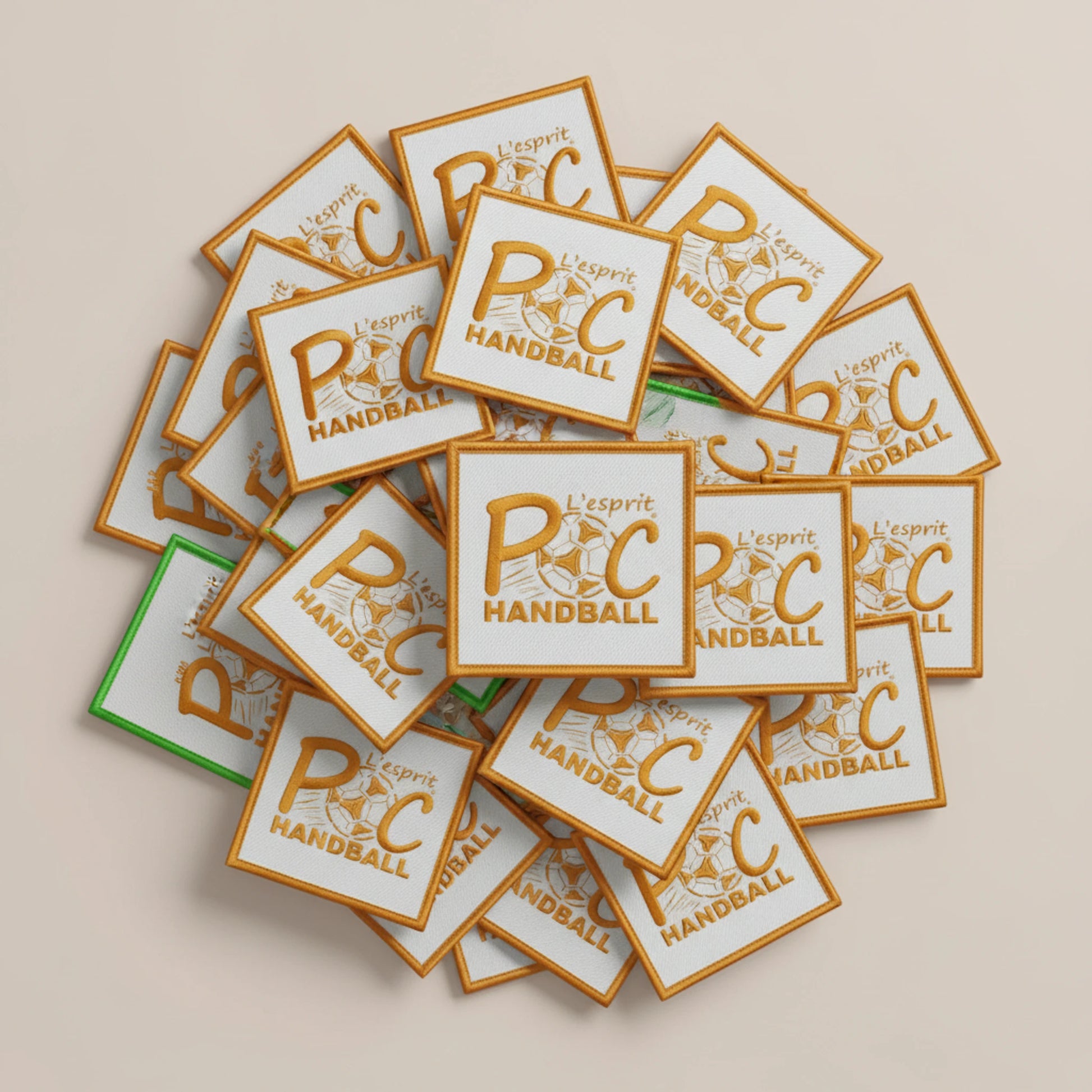 Dos velcro patch brodé PPATCH