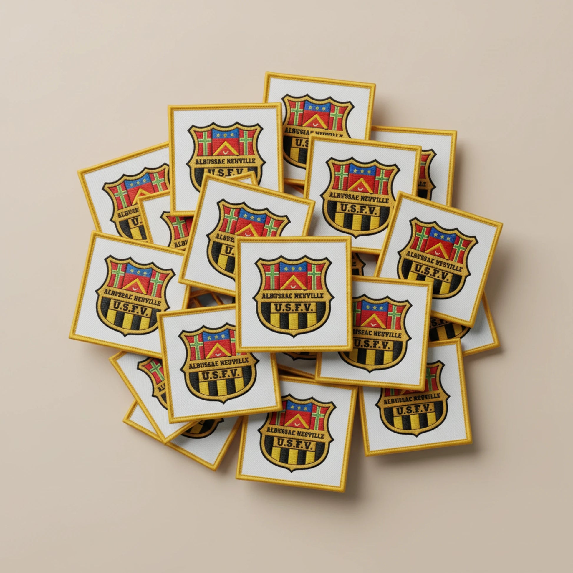 Dos velcro patch brodé PPATCH