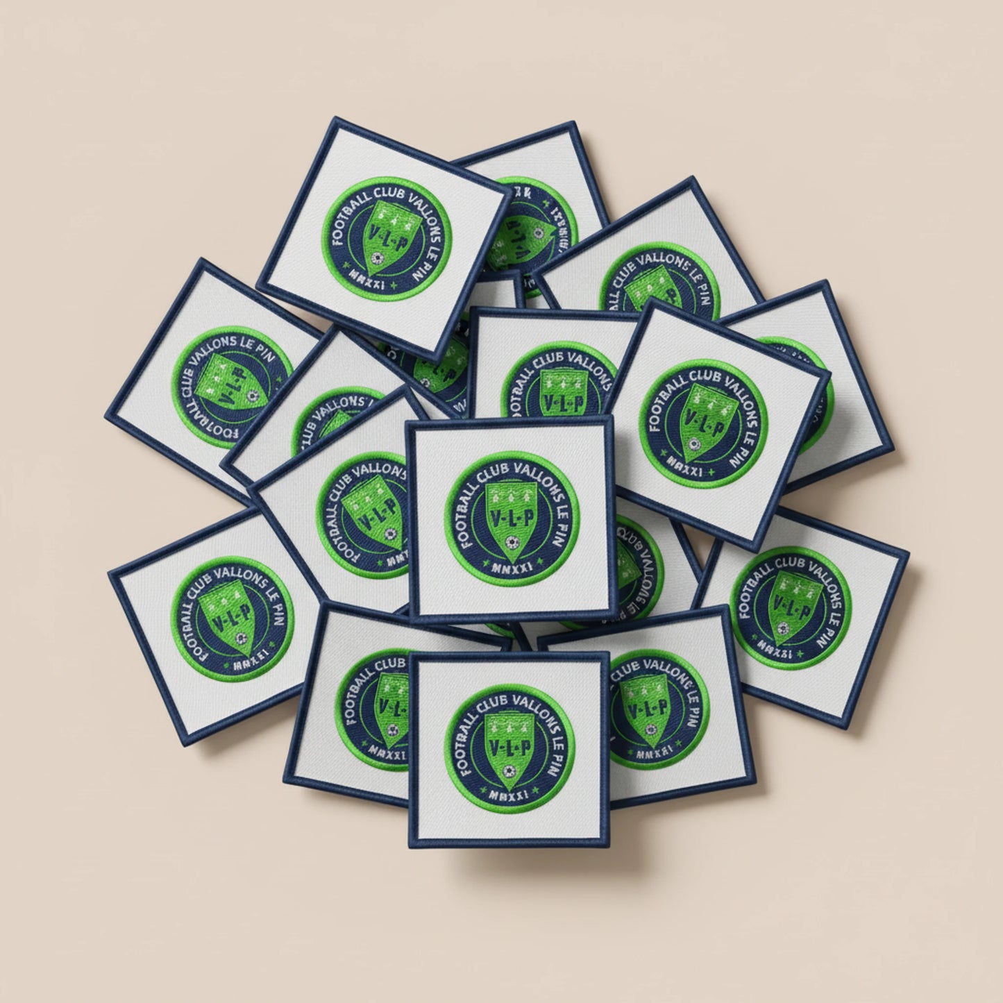 Dos velcro patch brodé PPATCH