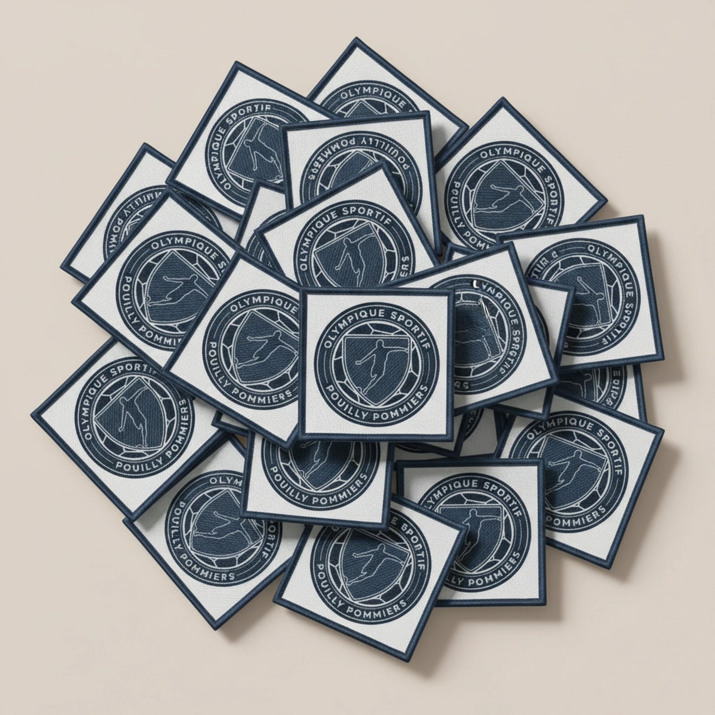 Dos velcro patch brodé PPATCH