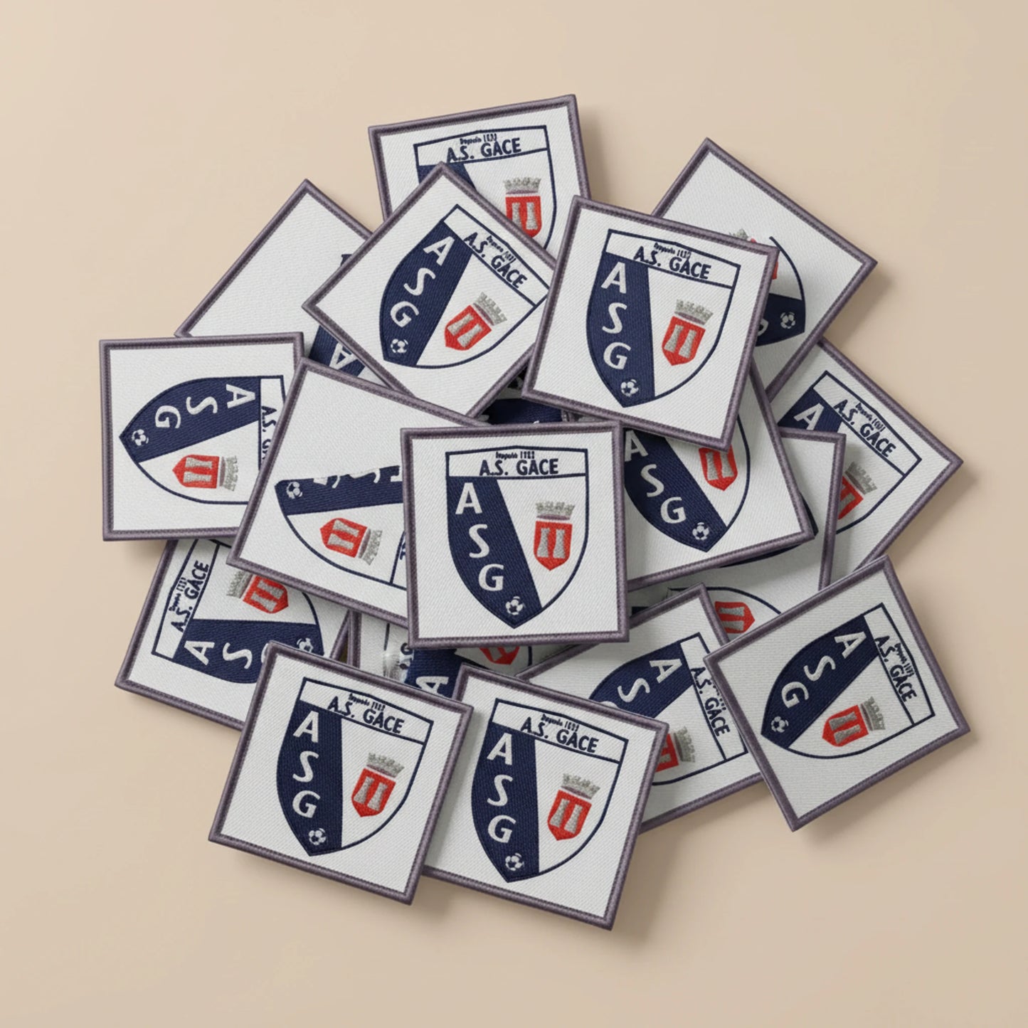 Dos velcro patch brodé PPATCH
