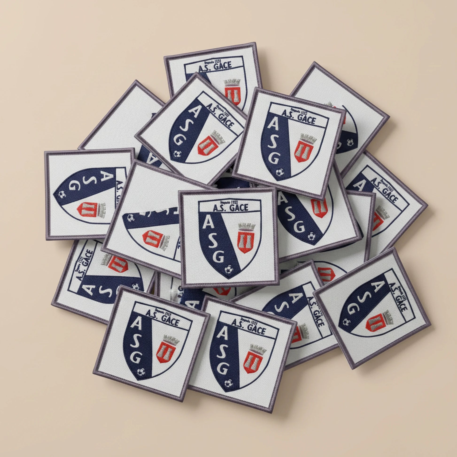 Dos velcro patch brodé PPATCH