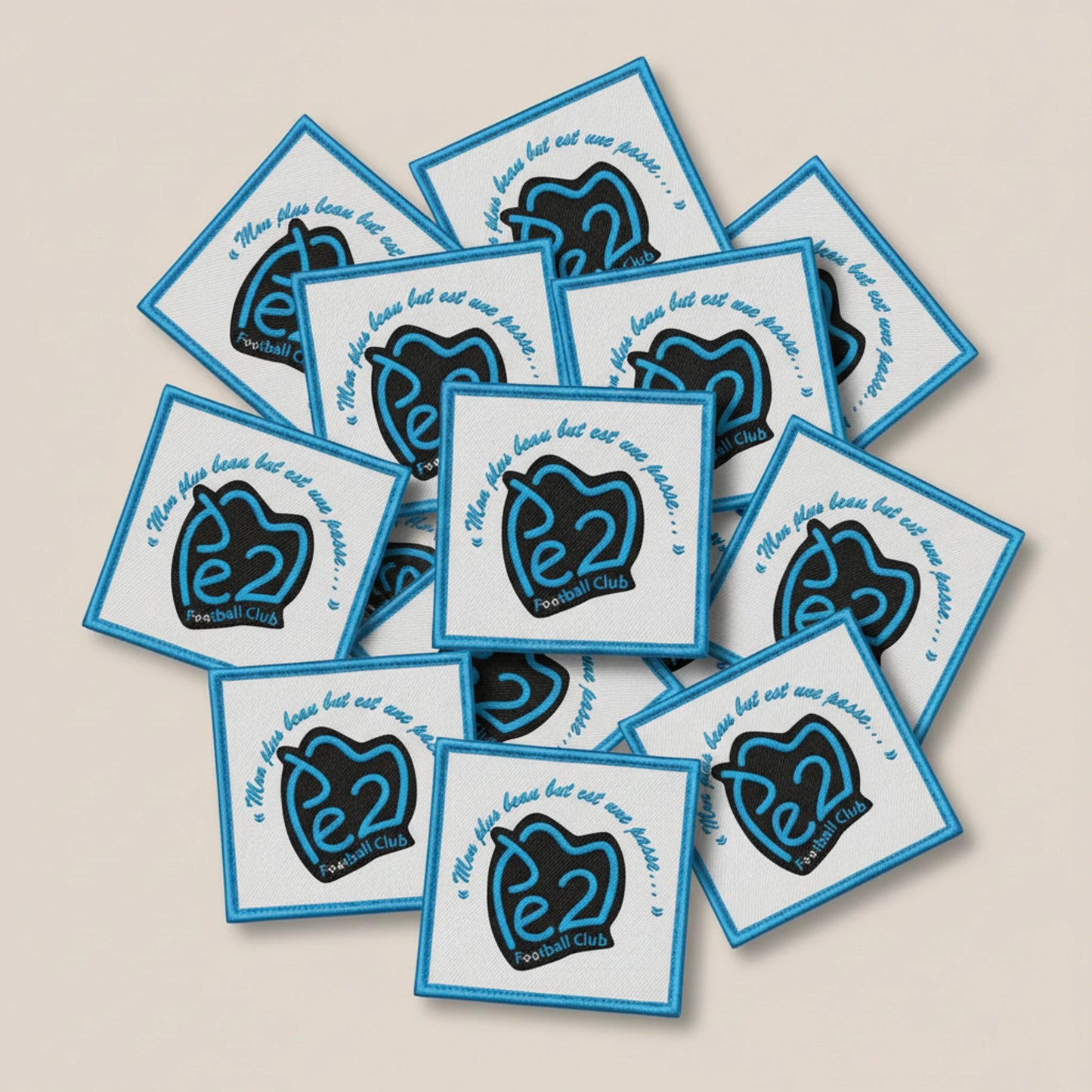 Dos velcro patch brodé PPATCH