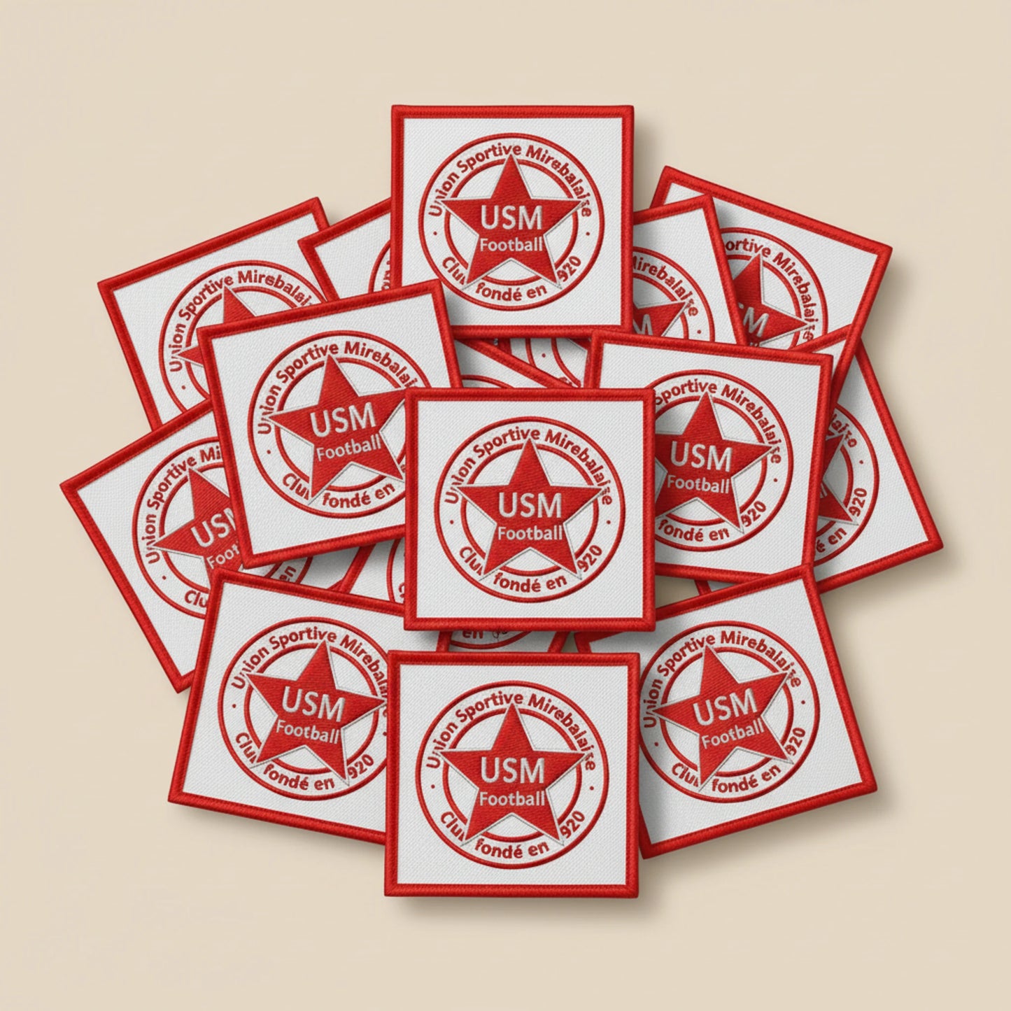 Dos velcro patch brodé PPATCH