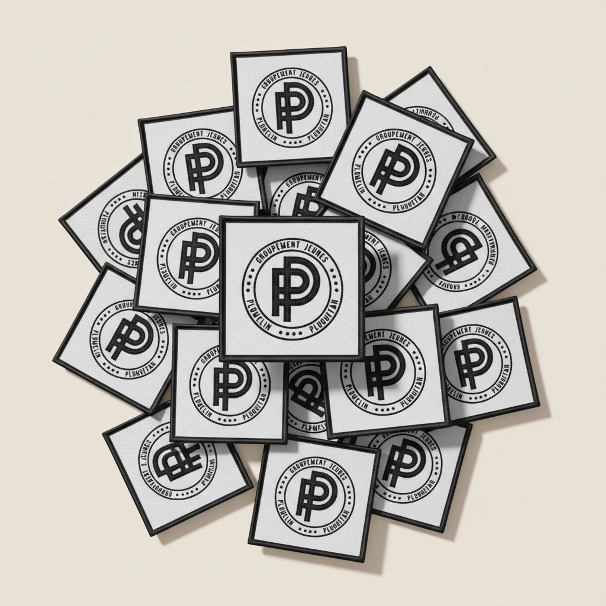 Dos velcro patch brodé PPATCH