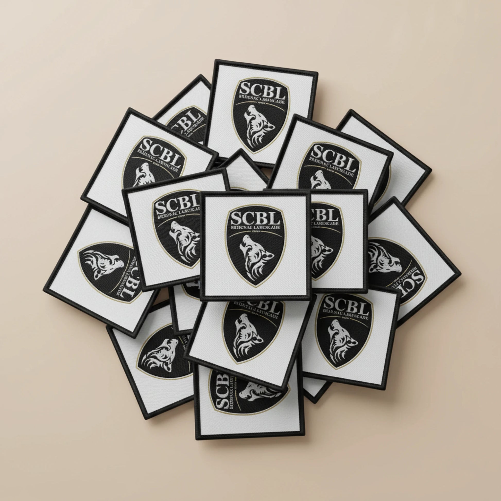 Dos velcro patch brodé PPATCH