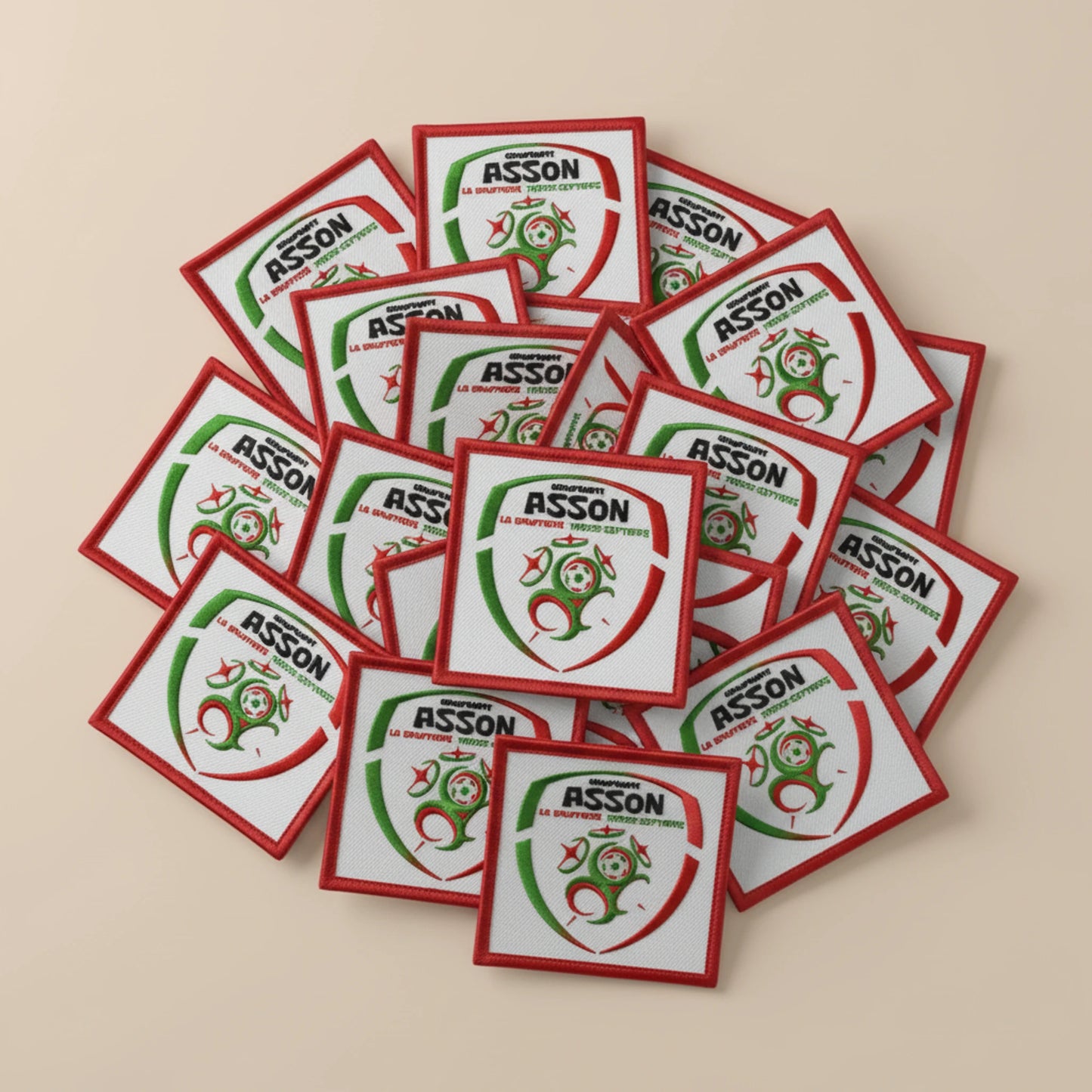 Dos velcro patch brodé PPATCH
