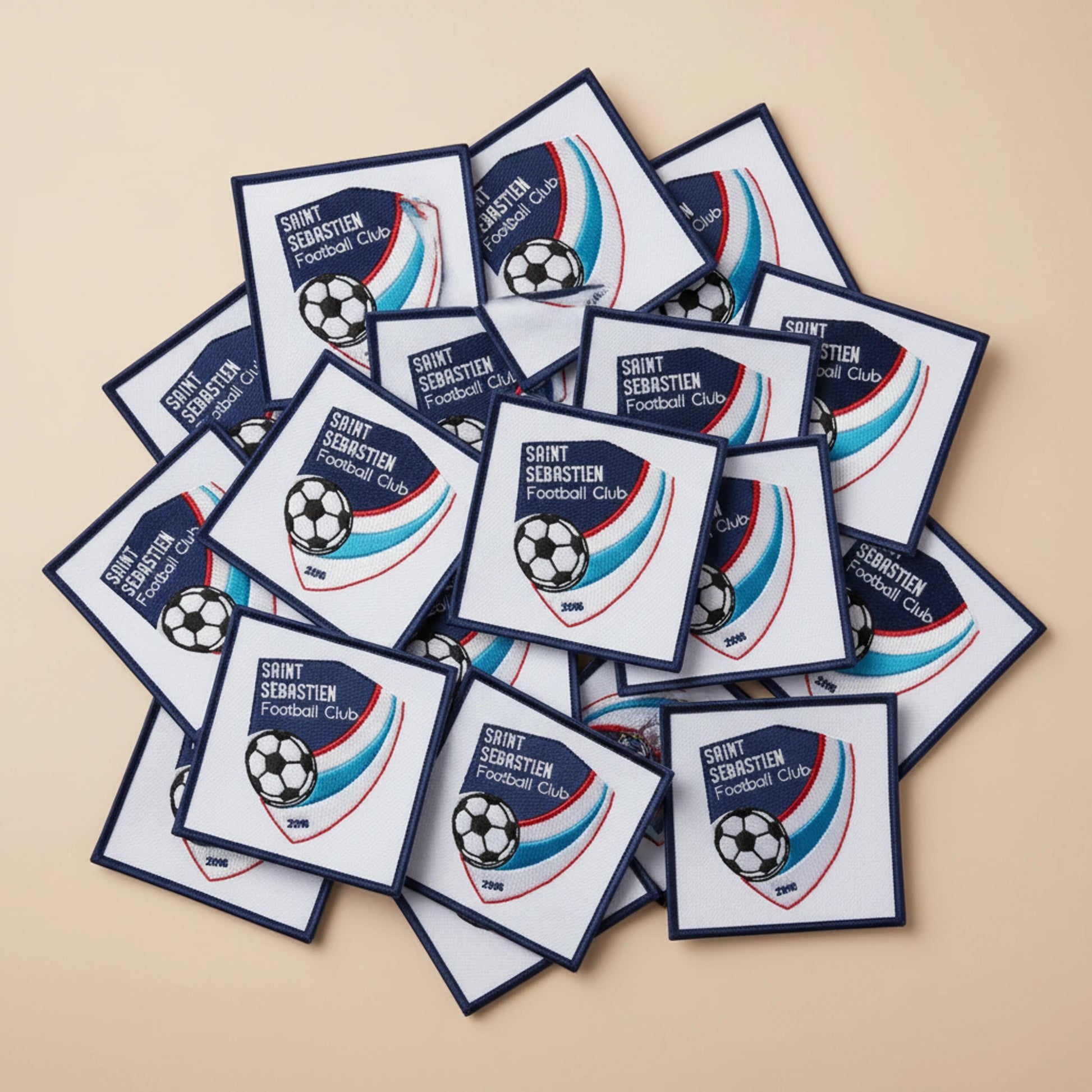 Dos velcro patch brodé PPATCH