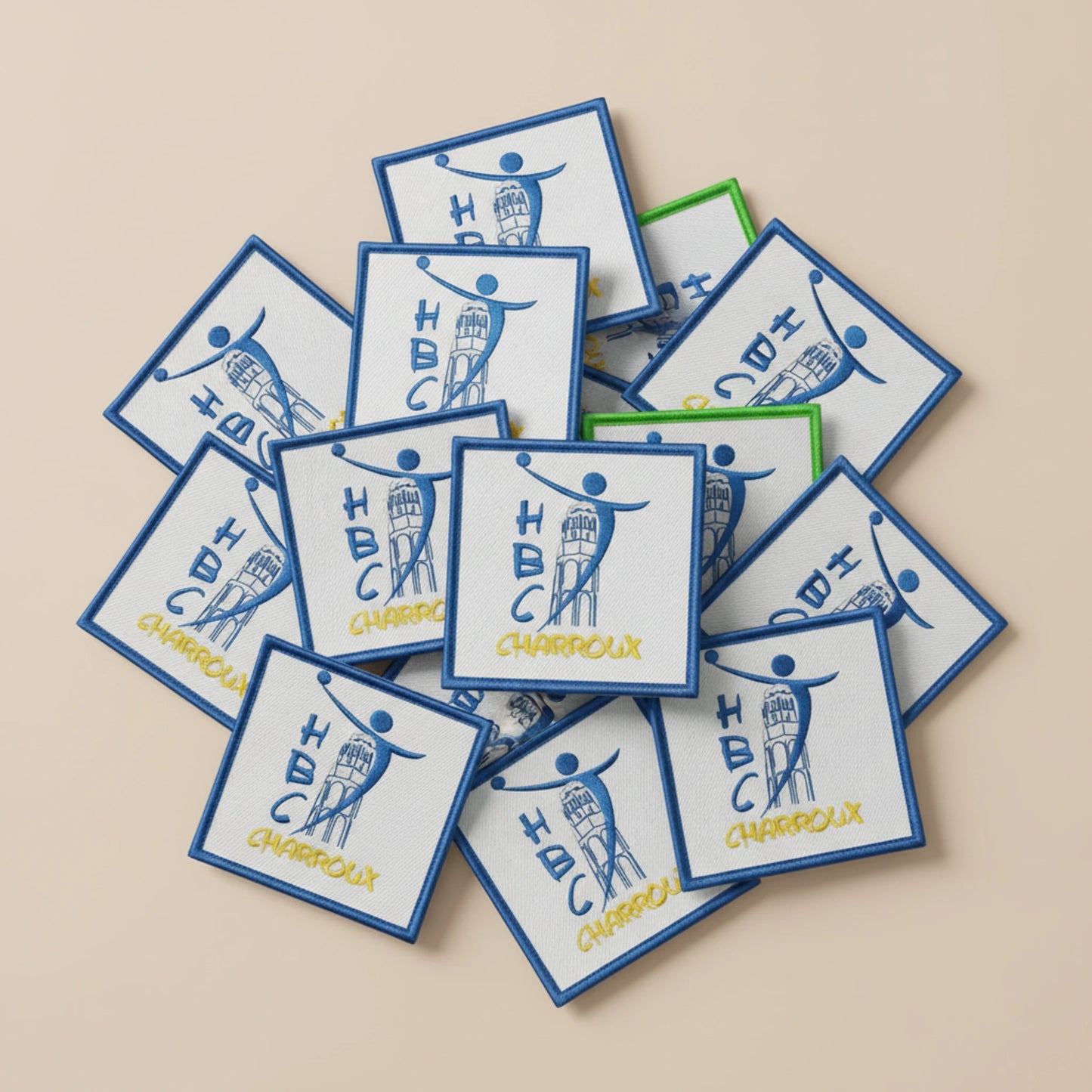 HANDBALL CLUB DE CHARROUX - Dos velcro