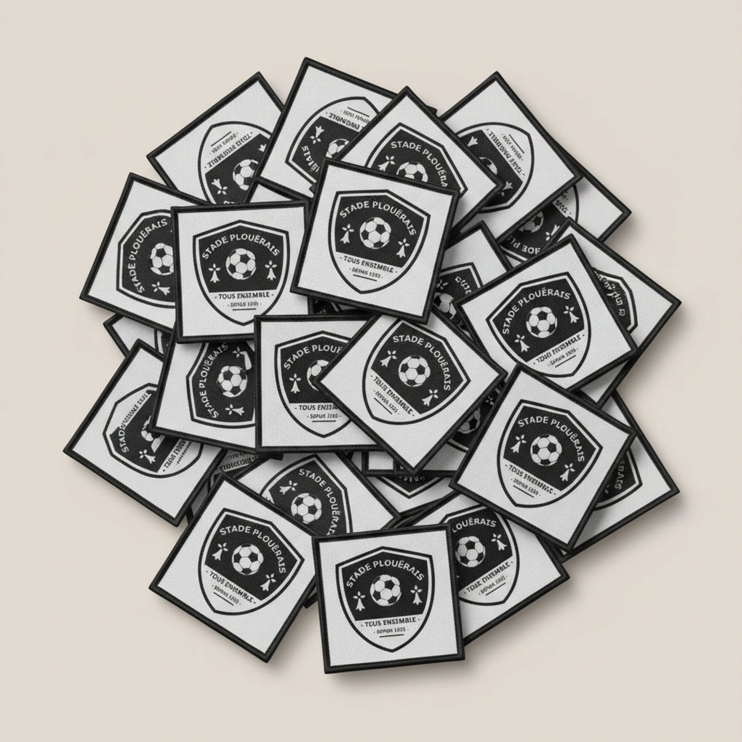 Dos velcro patch brodé PPATCH