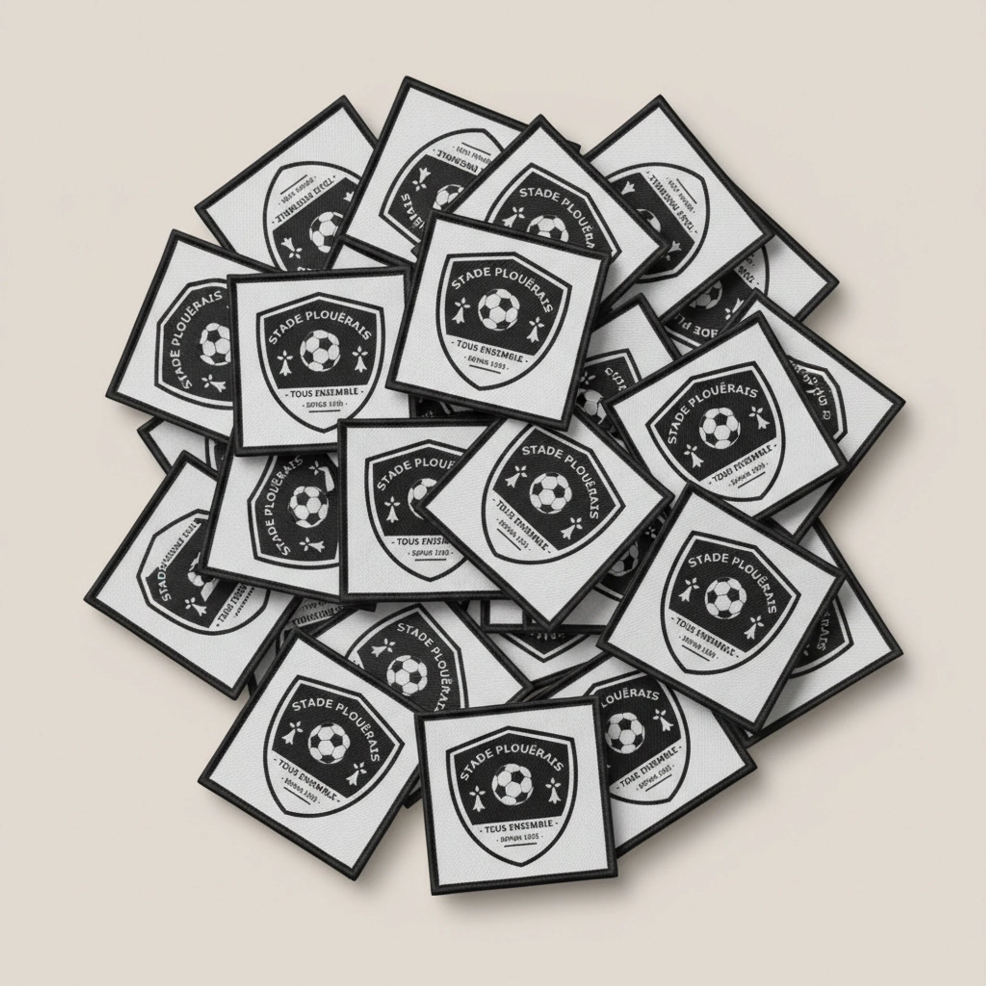 Dos velcro patch brodé PPATCH