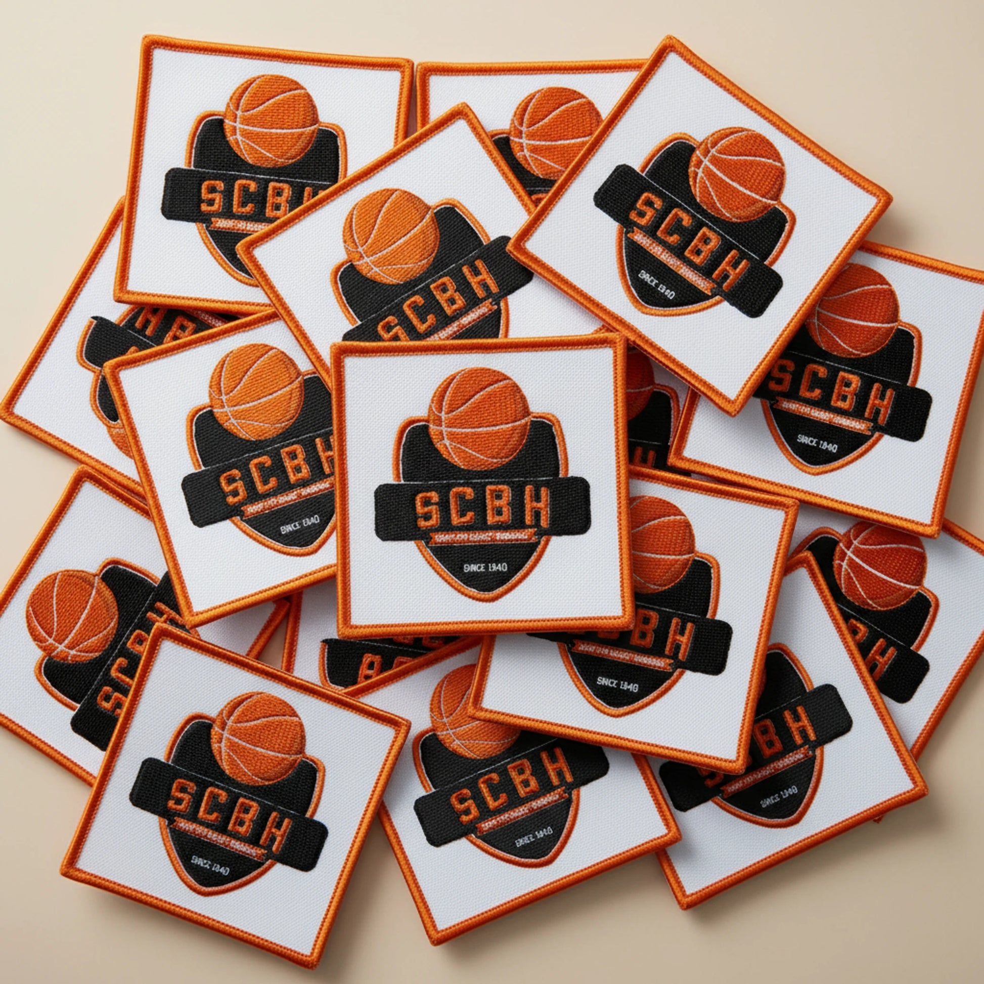 Collection patchs brodés Basketball