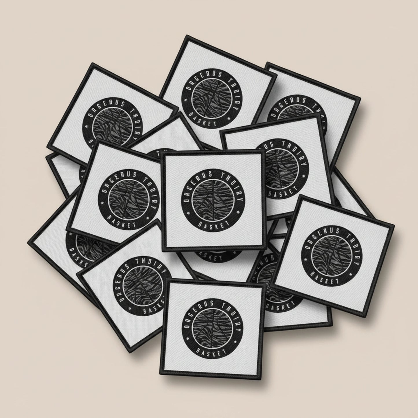 Dos velcro patch brodé PPATCH
