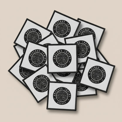 Dos velcro patch brodé PPATCH