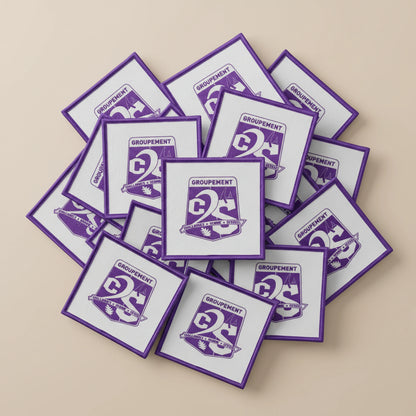 Dos velcro patch brodé PPATCH