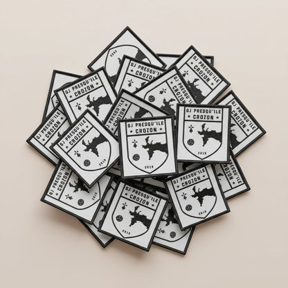 Dos velcro patch brodé PPATCH