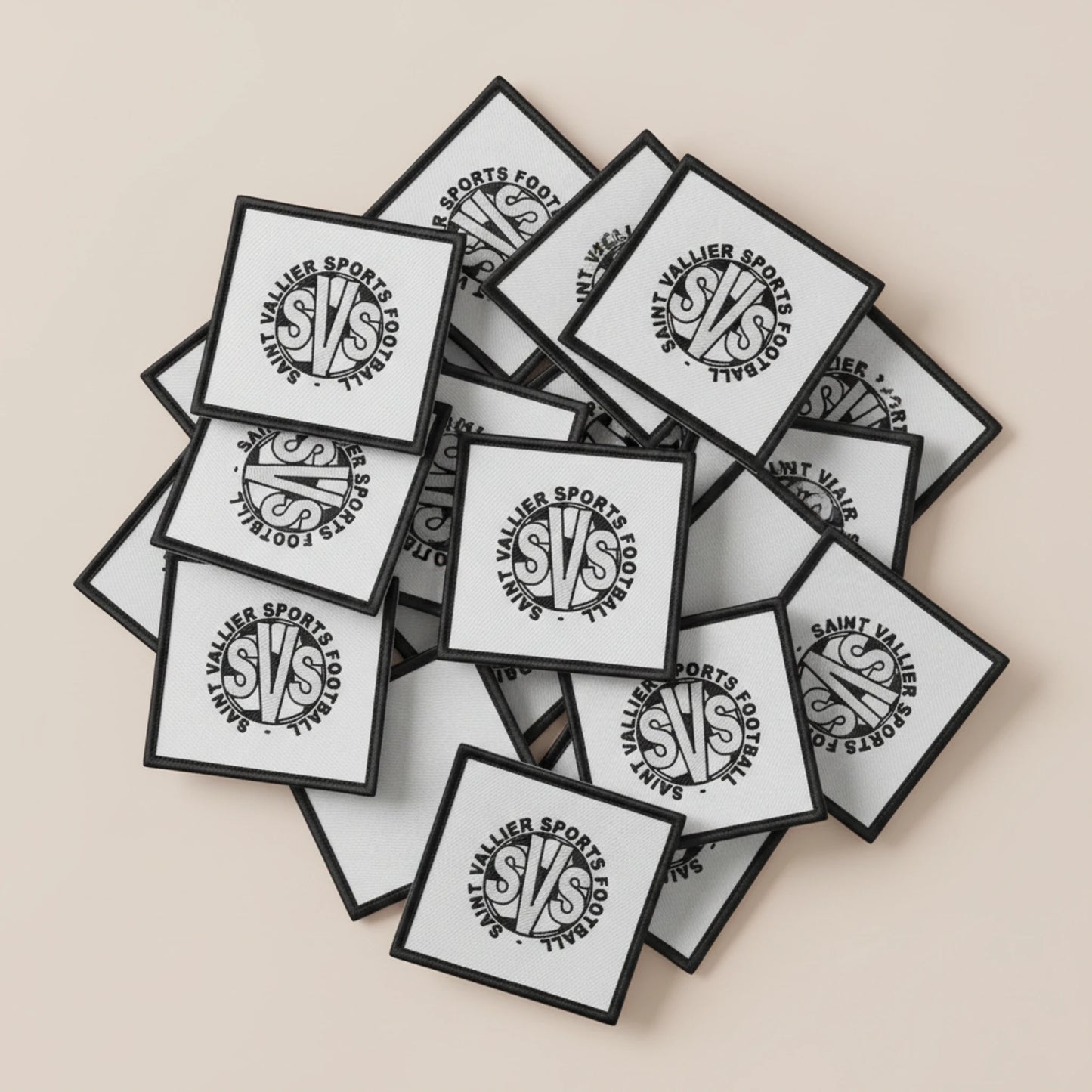Dos velcro patch brodé PPATCH