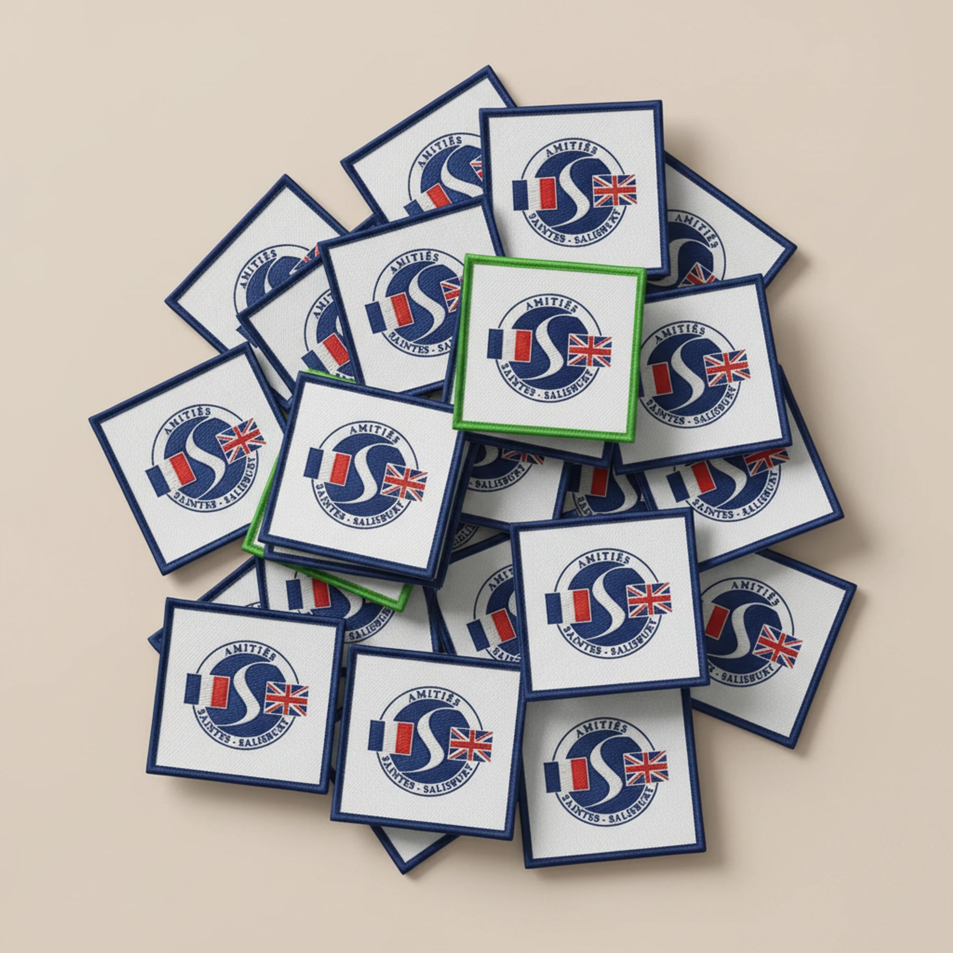 Dos velcro patch brodé PPATCH