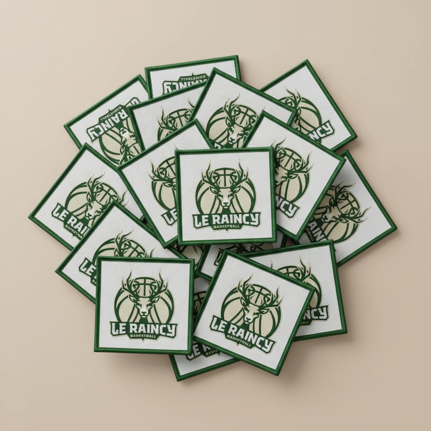 Dos velcro patch brodé PPATCH