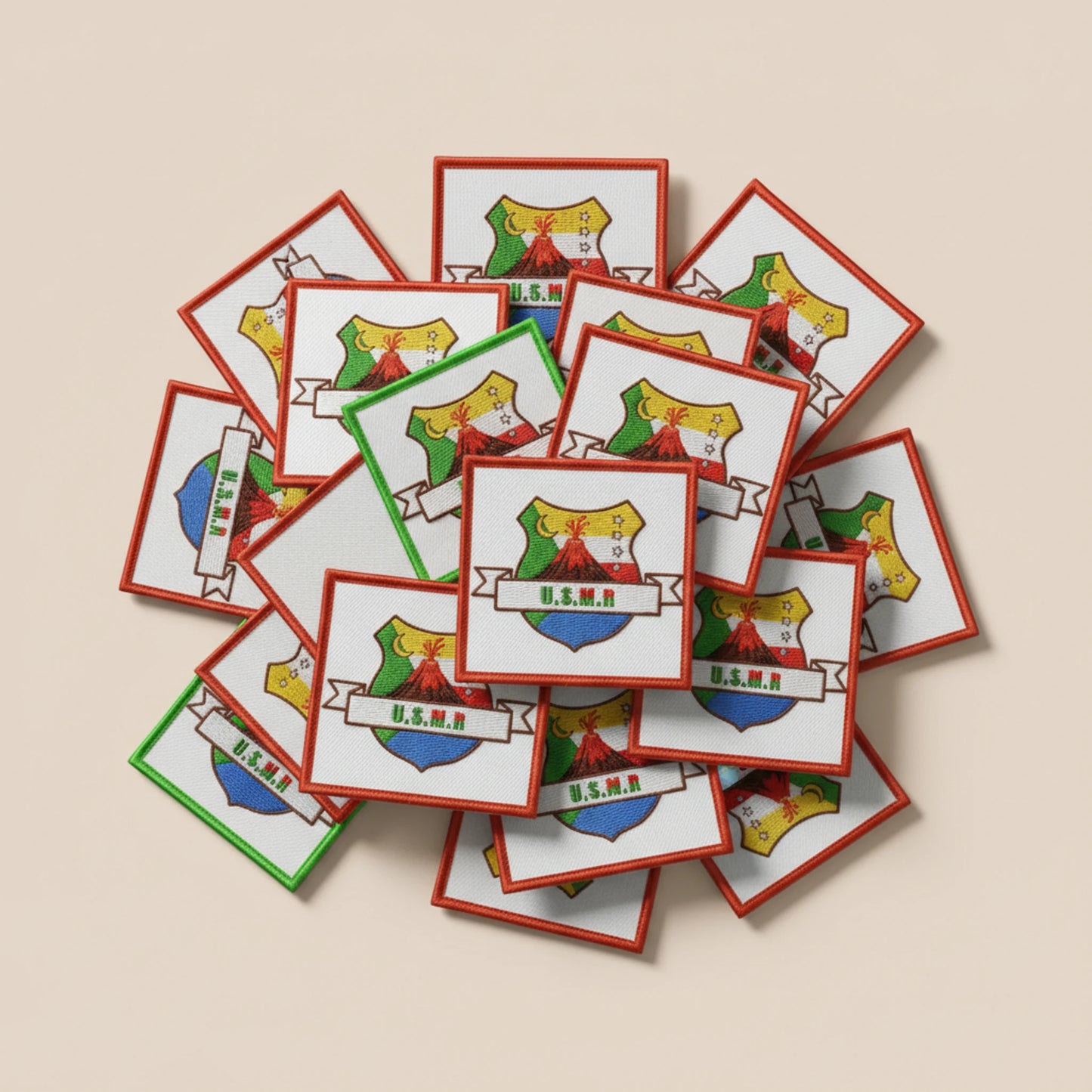 Dos velcro patch brodé PPATCH
