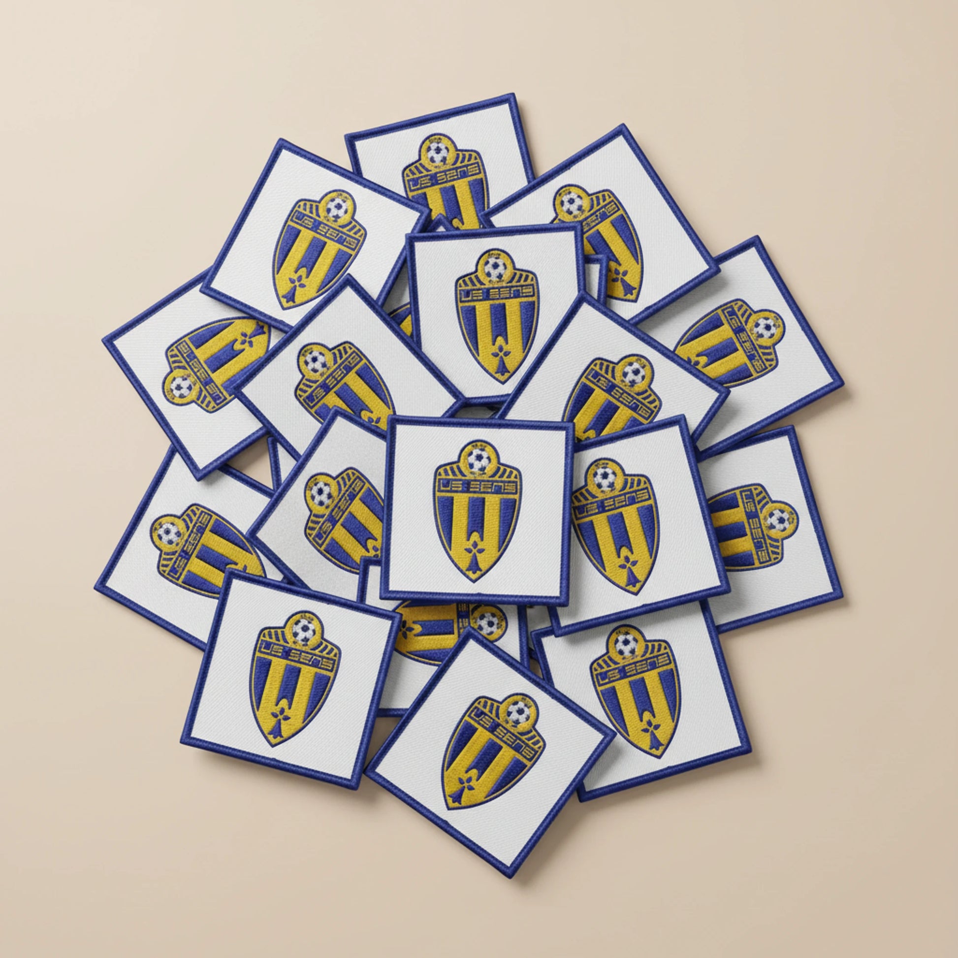 Collection patchs brodés Football