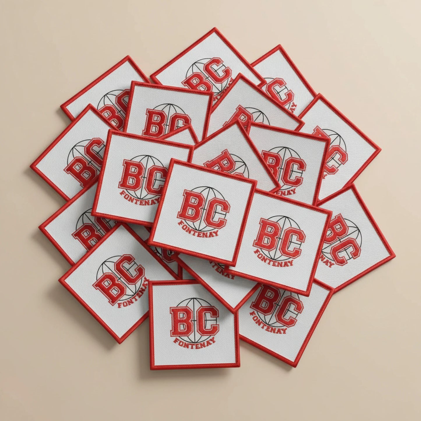 Collection patchs brodés Basketball