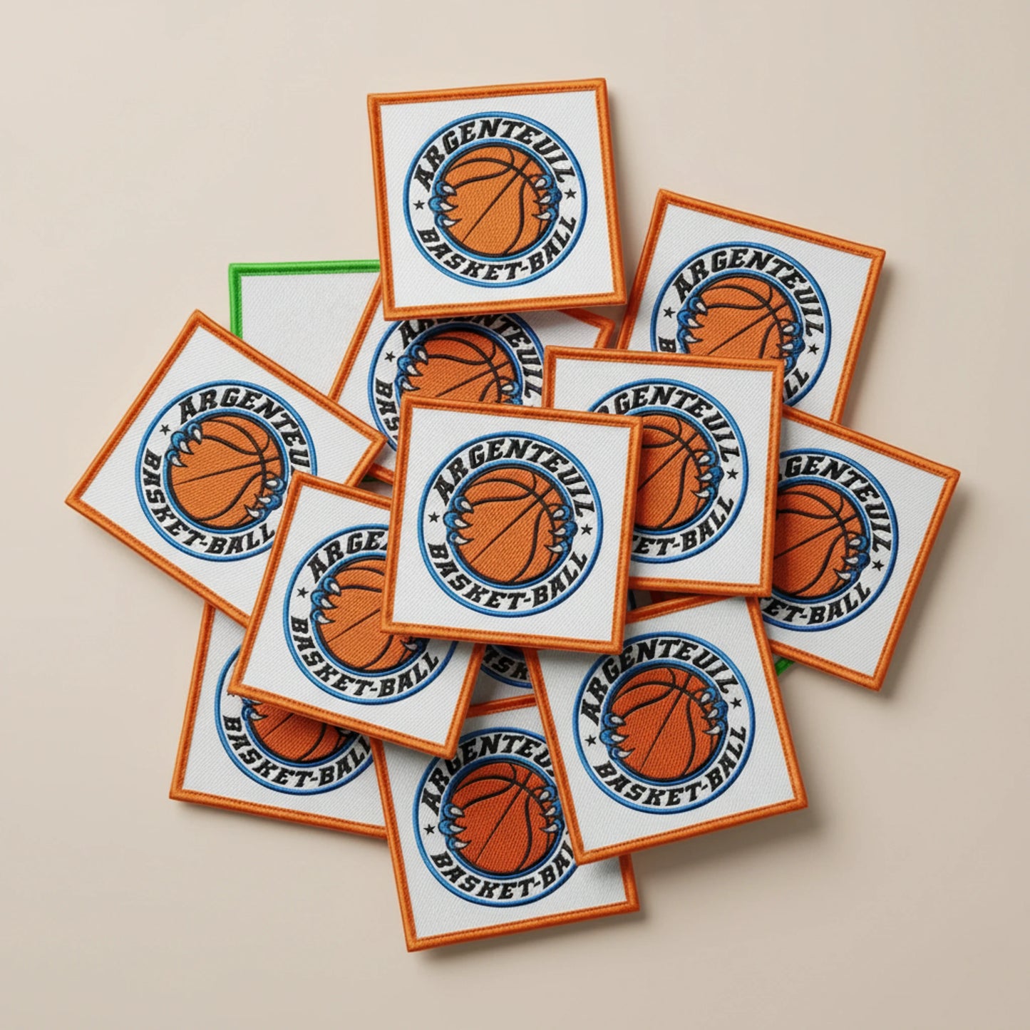 Dos velcro patch brodé PPATCH