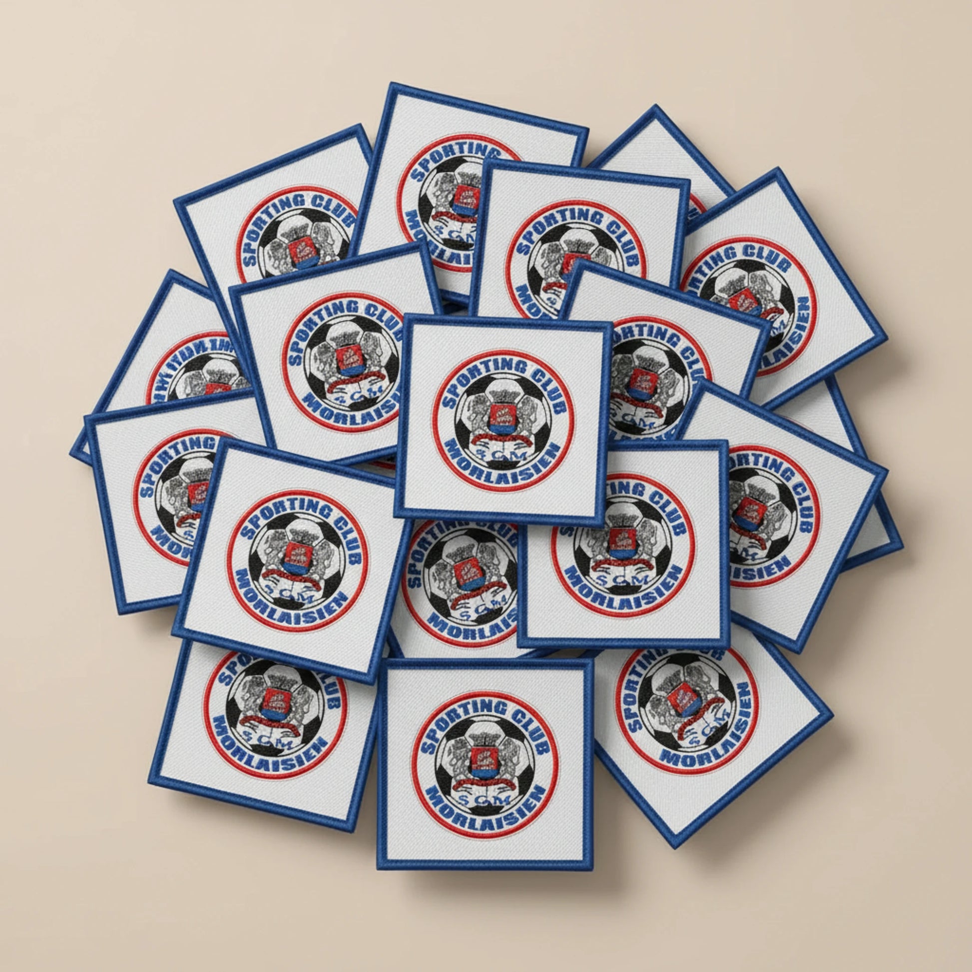 Dos velcro patch brodé PPATCH