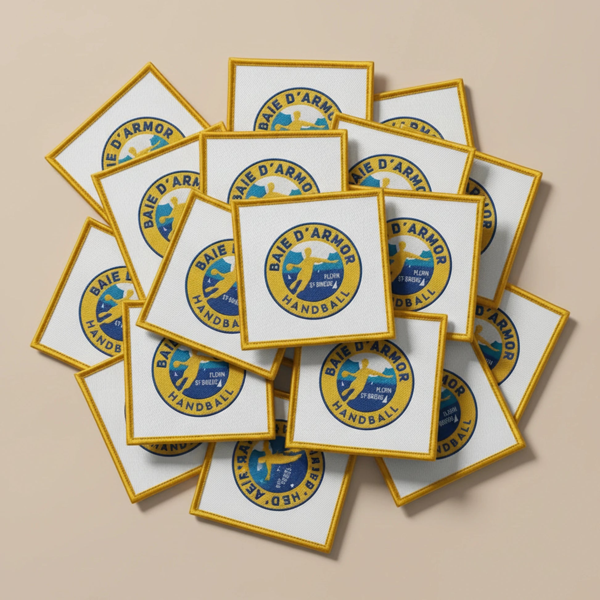 Dos velcro patch brodé PPATCH