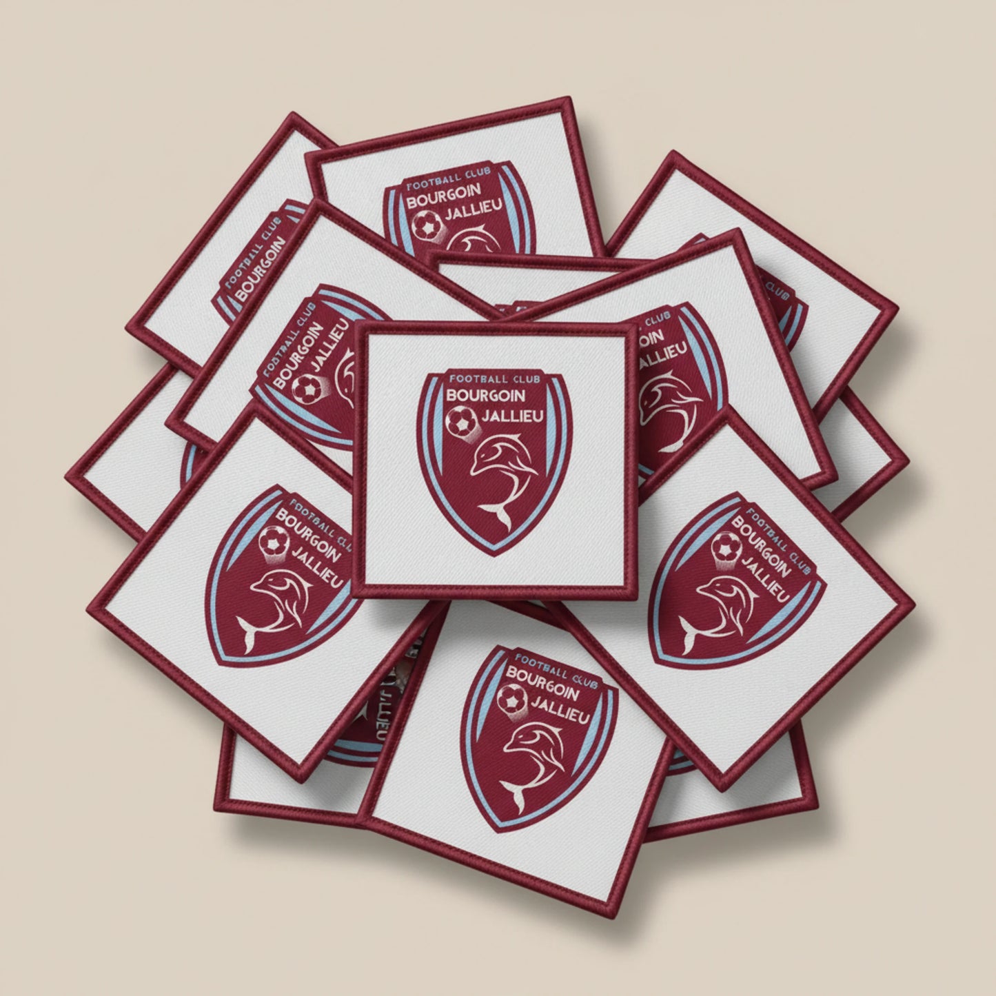 FC Bourgoin Jallieu - Dos velcro