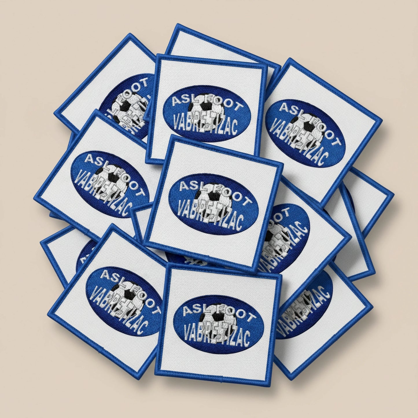 Collection patchs brodés Football