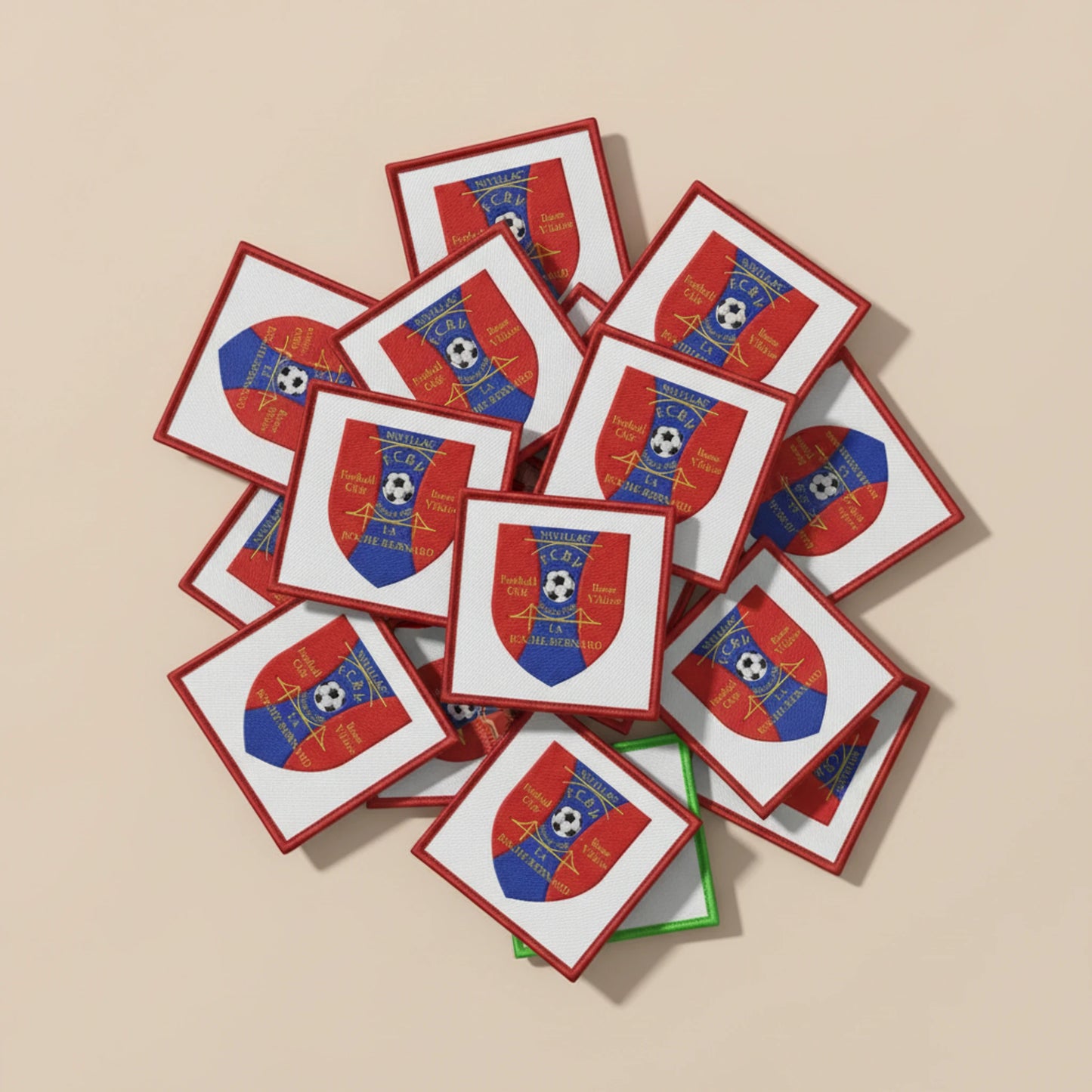 Dos velcro patch brodé PPATCH