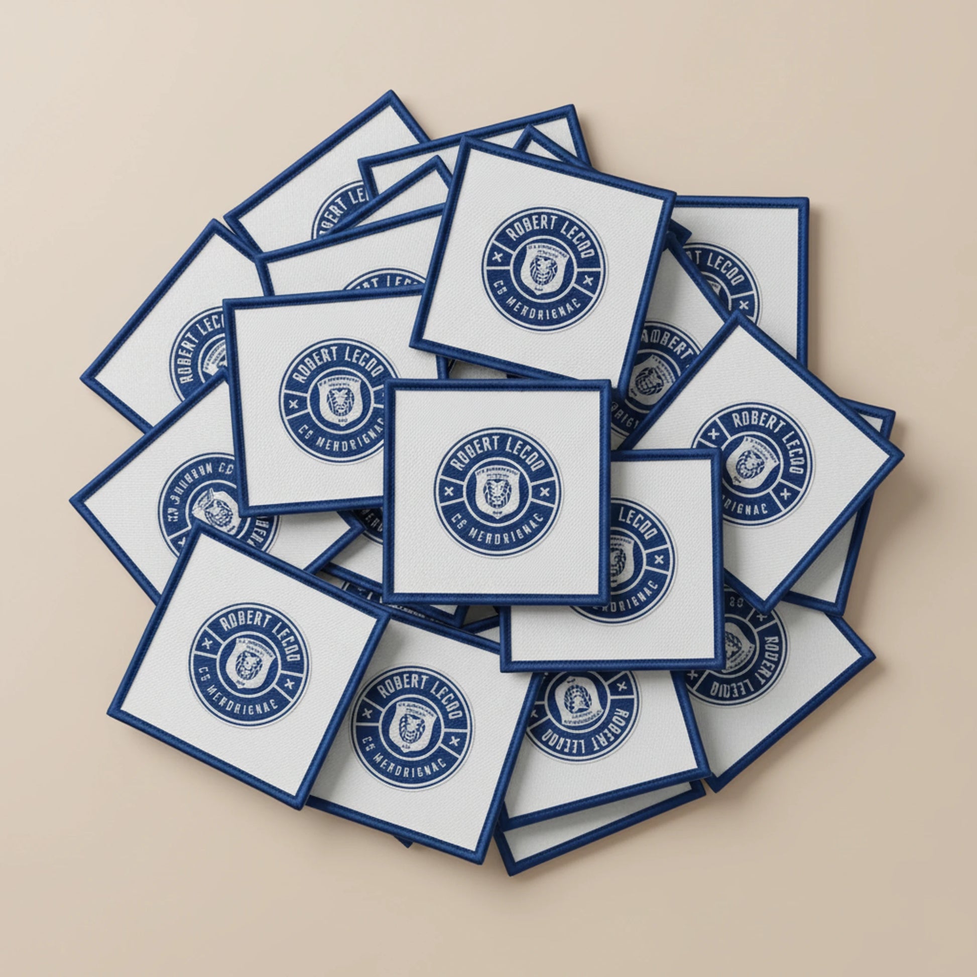 Dos velcro patch brodé PPATCH