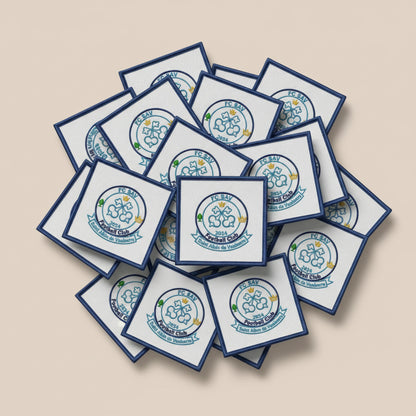 Dos velcro patch brodé PPATCH