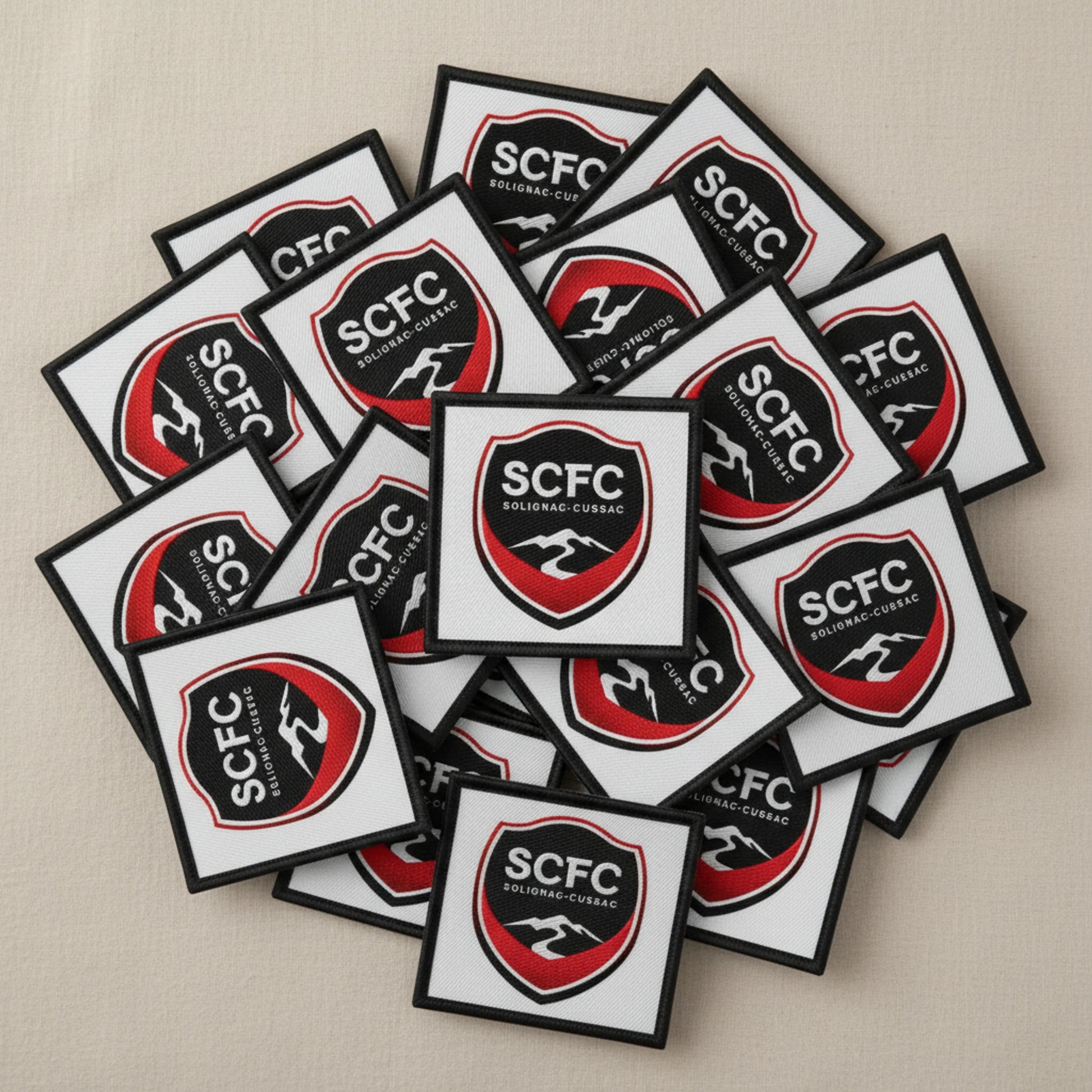 Dos velcro patch brodé PPATCH