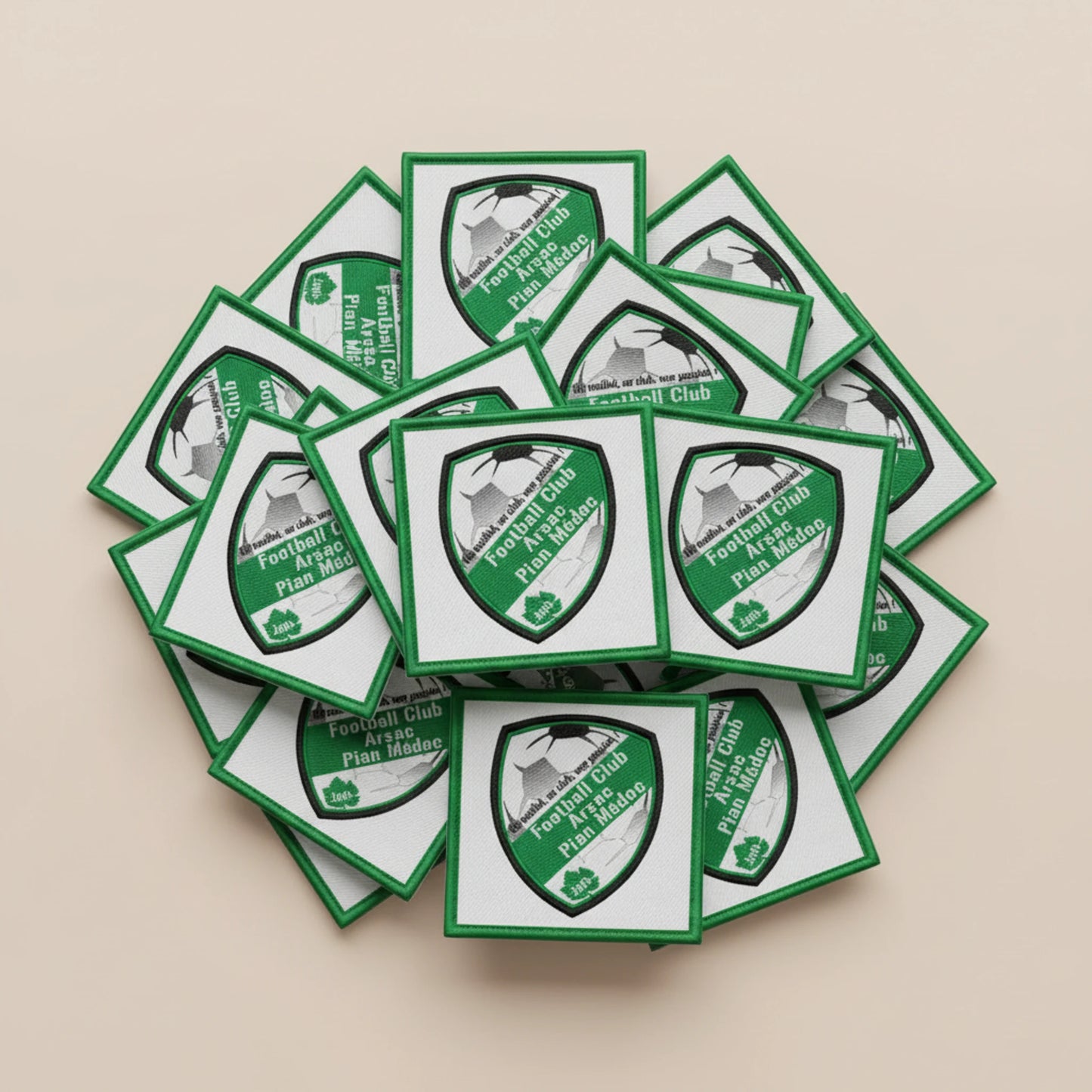 Dos velcro patch brodé PPATCH