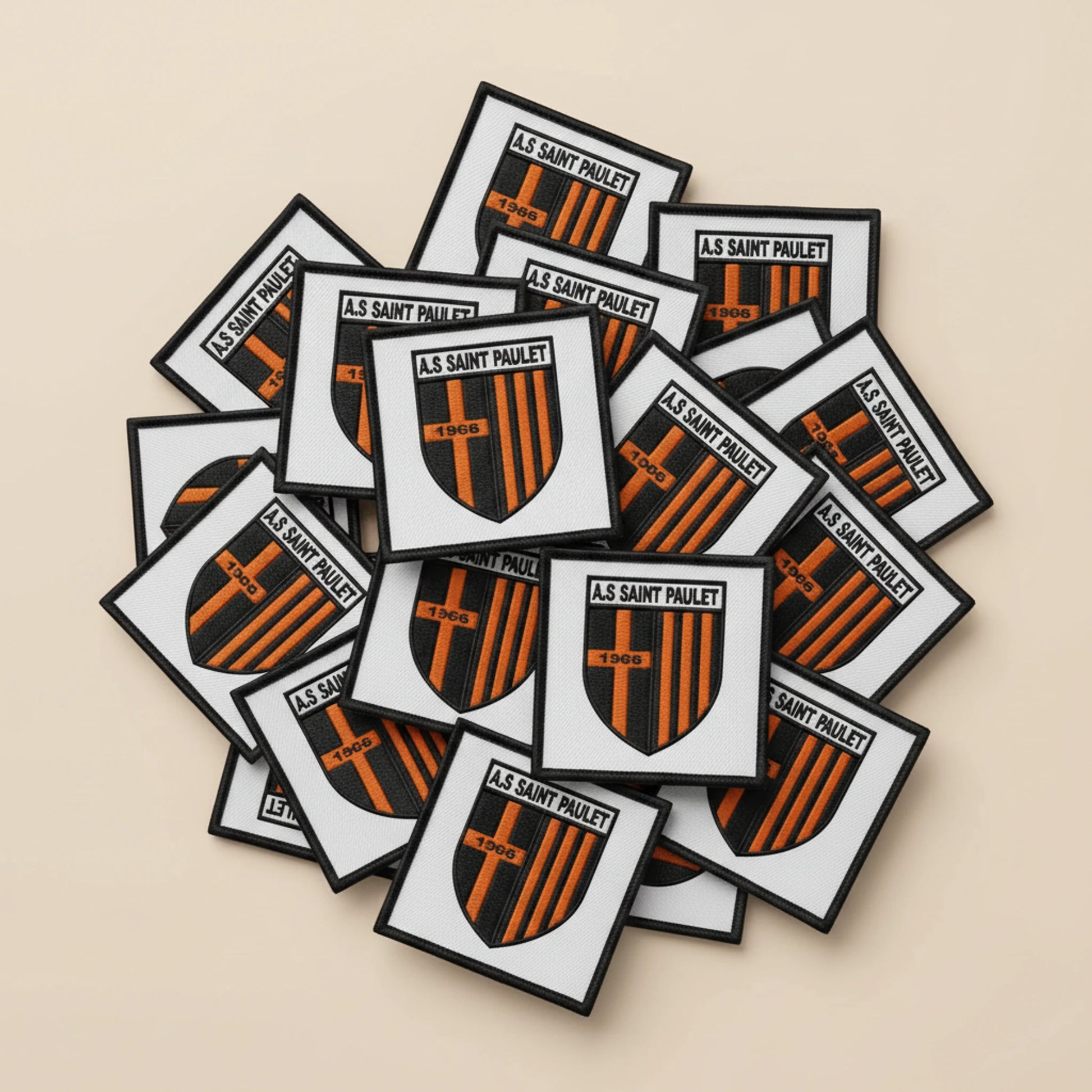 Collection patchs brodés Football
