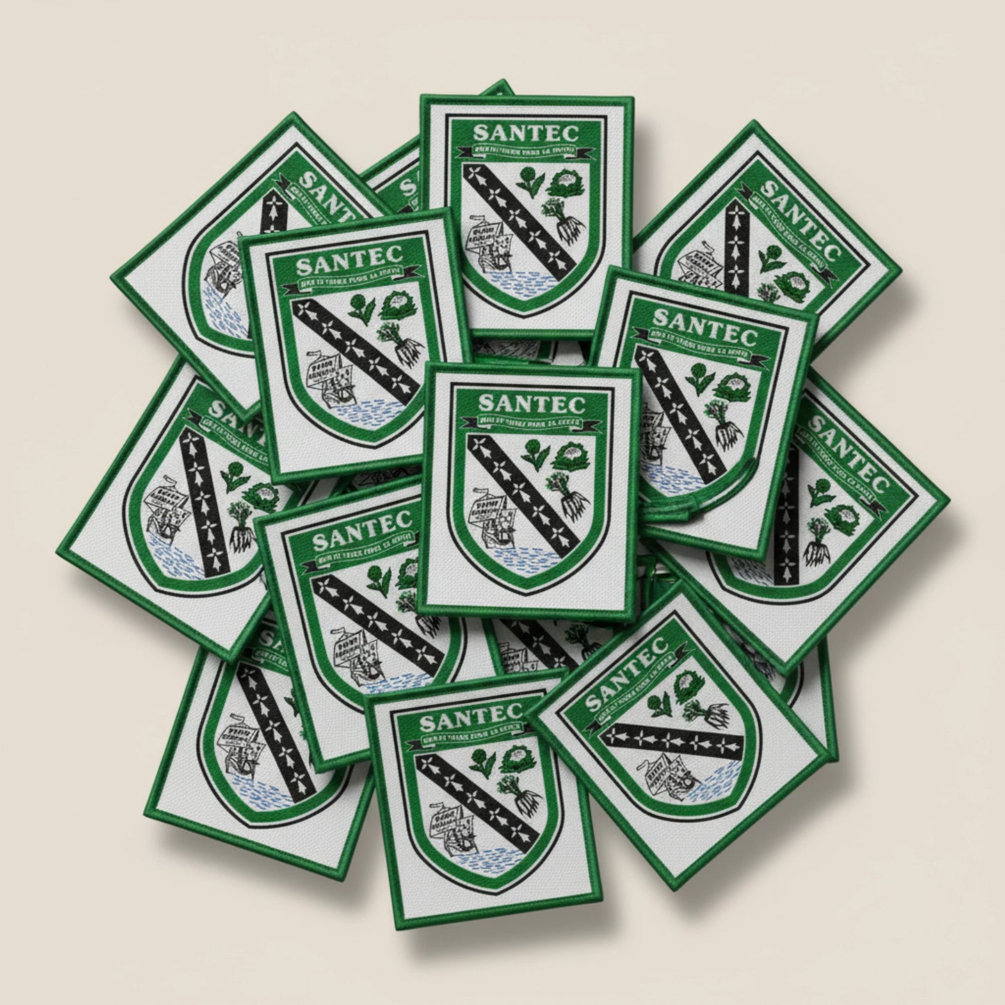 Dos velcro patch brodé PPATCH