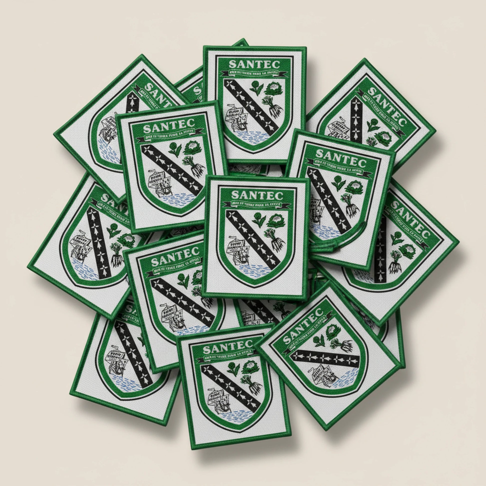 Dos velcro patch brodé PPATCH