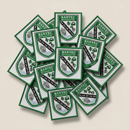 Dos velcro patch brodé PPATCH