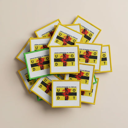Dos velcro patch brodé PPATCH
