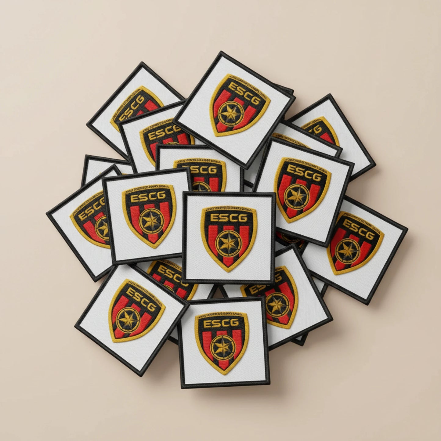 Dos velcro patch brodé PPATCH