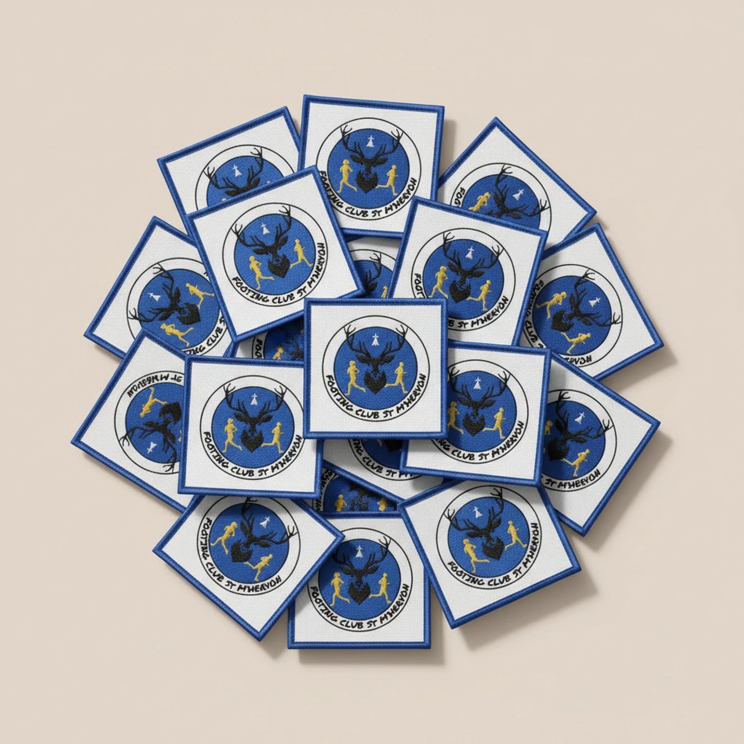 Dos velcro patch brodé PPATCH