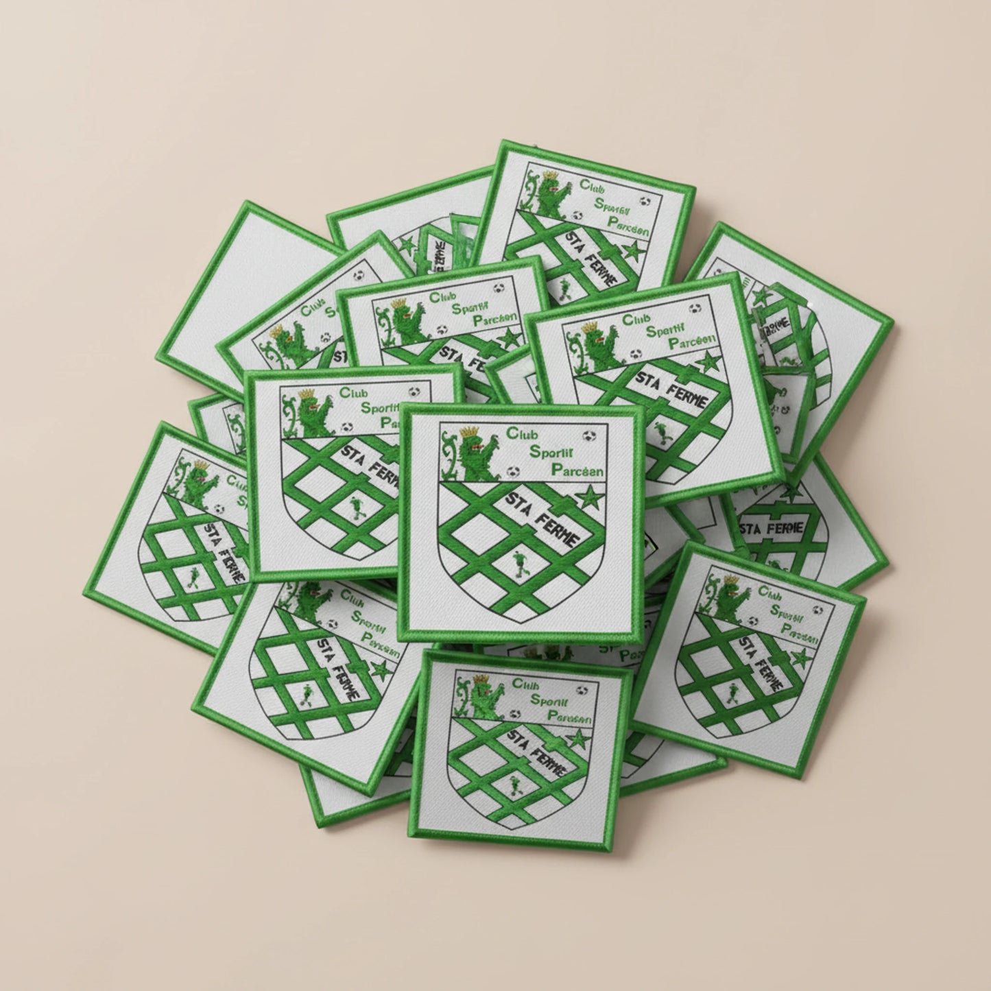 Dos velcro patch brodé PPATCH
