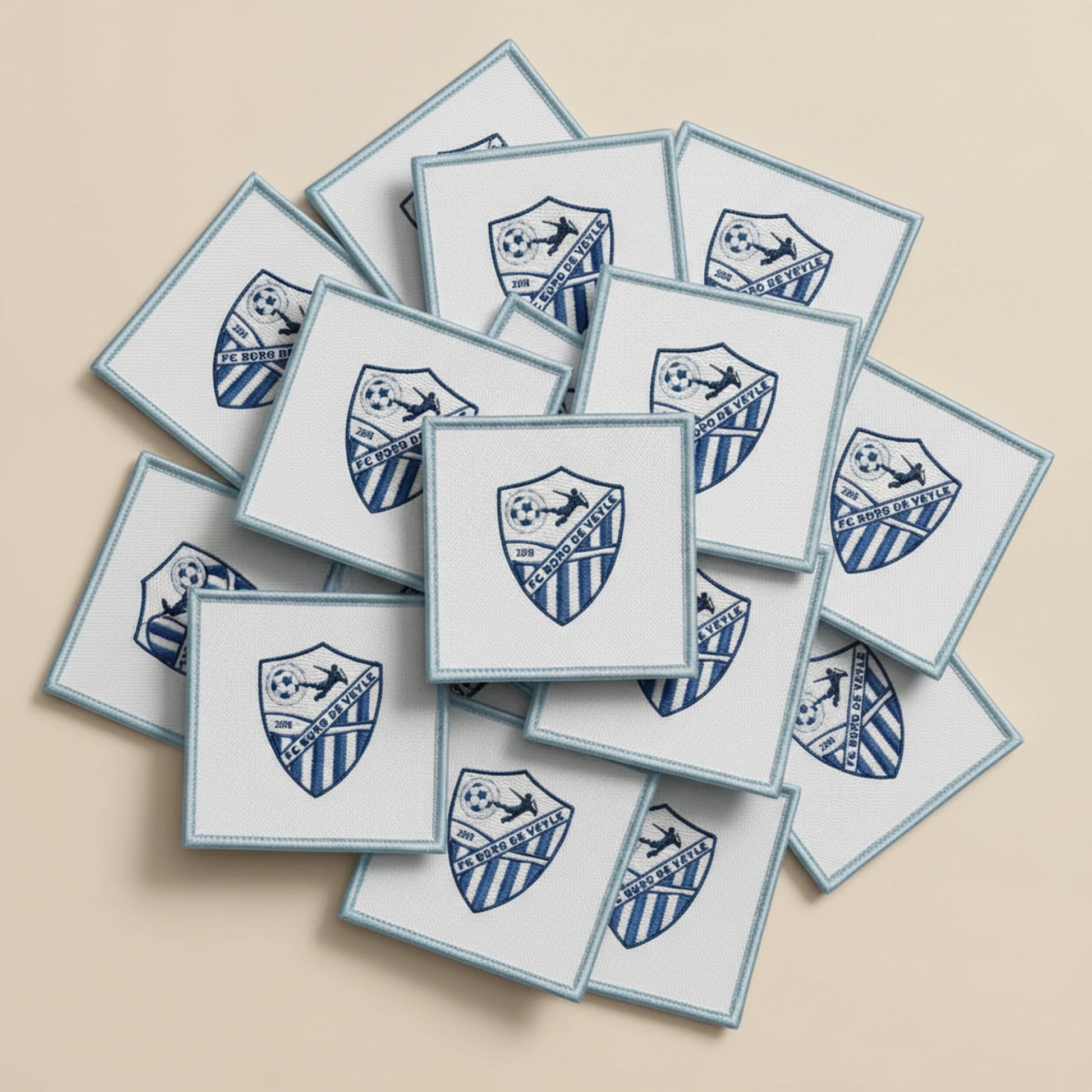 FOOTBALL CLUB DE BORD DE VEYLE - Dos velcro