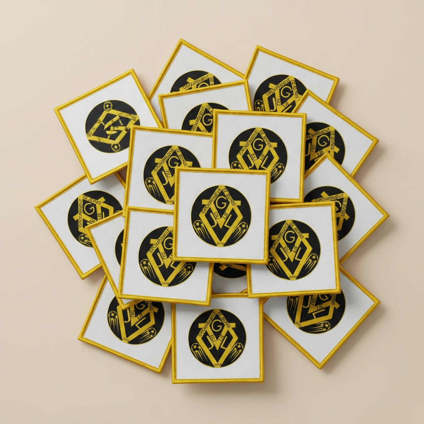 Dos velcro patch brodé PPATCH